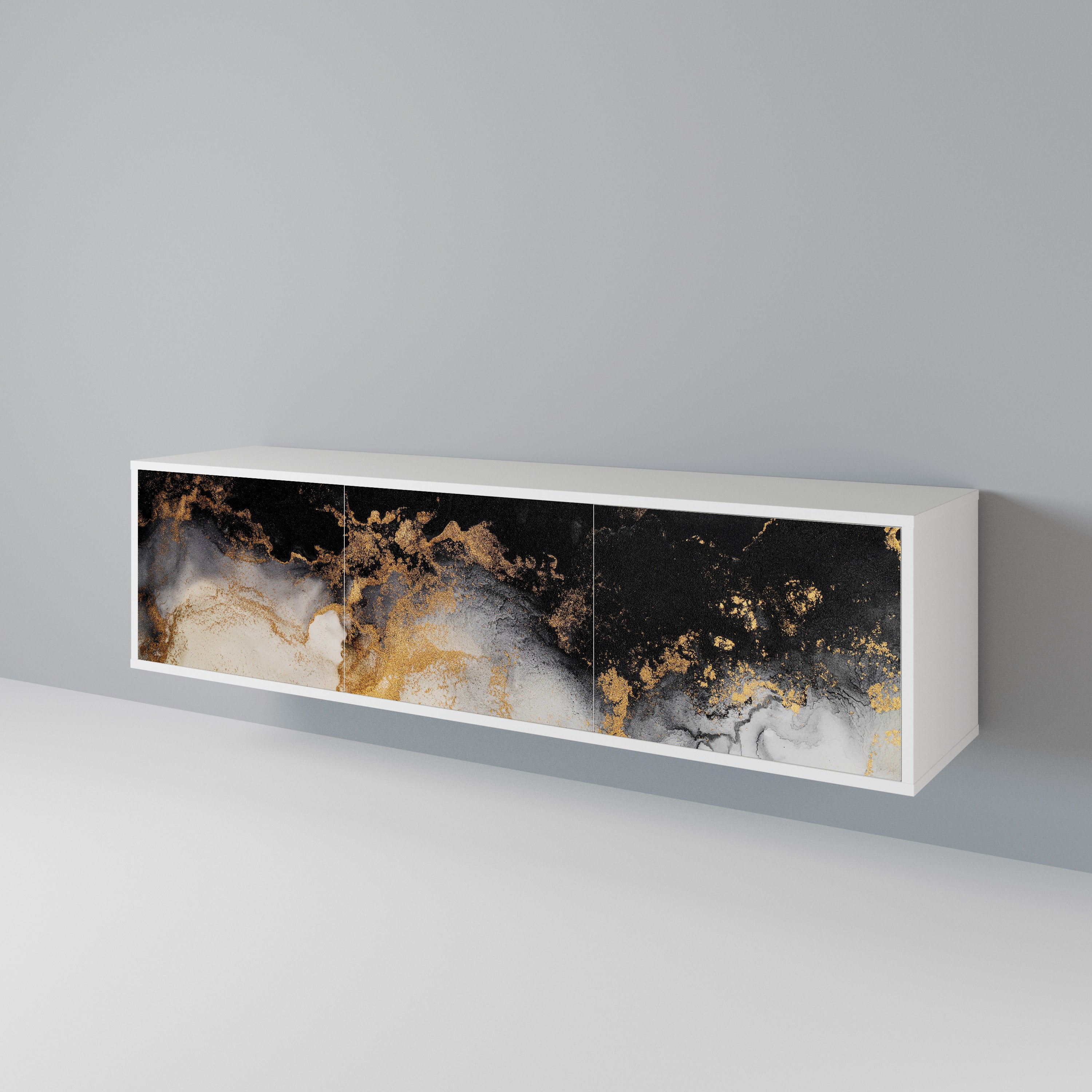 MARBLE OF TOMMORROW Mueble de TV de 3 Puertas
