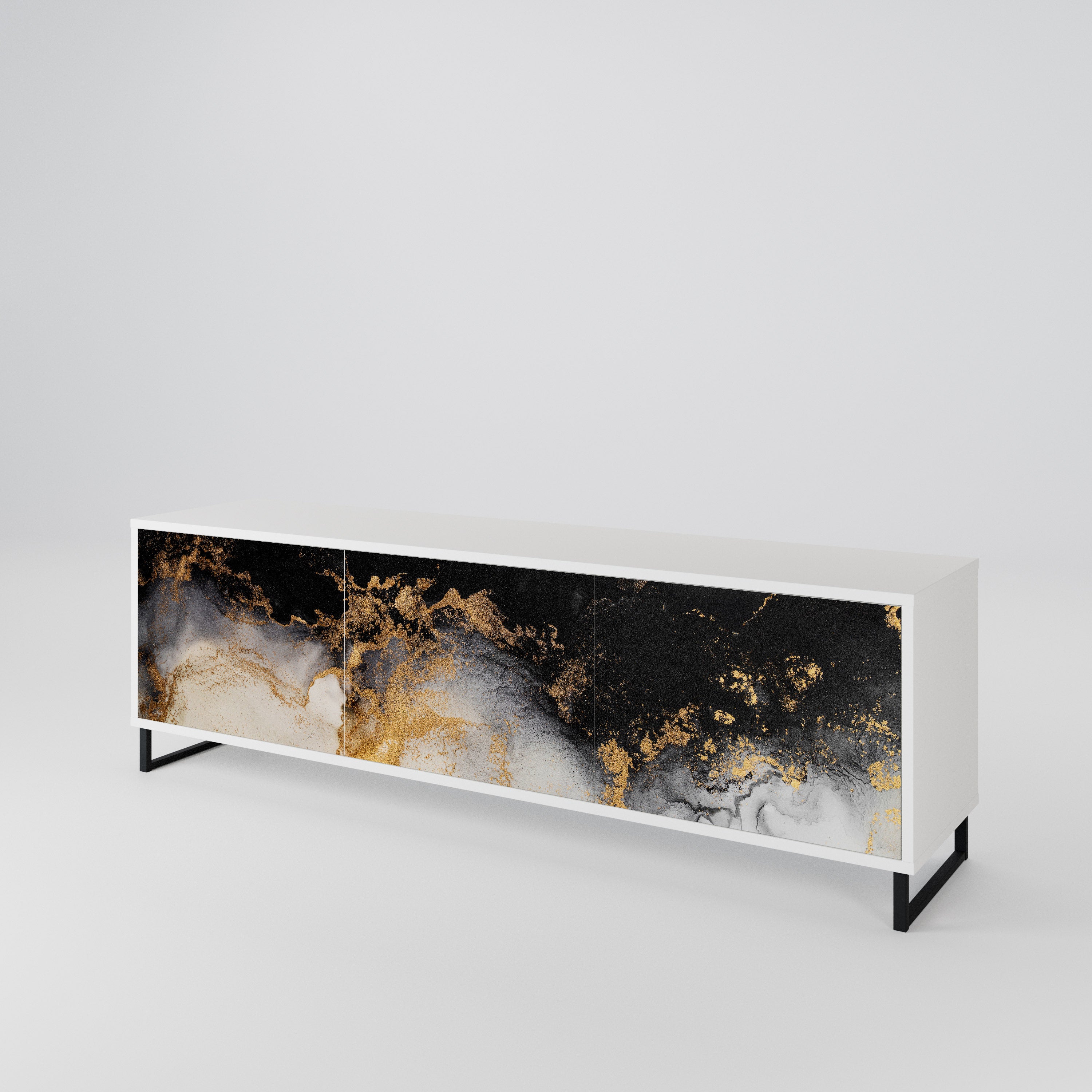MARBLE OF TOMMORROW Mueble de TV de 3 Puertas