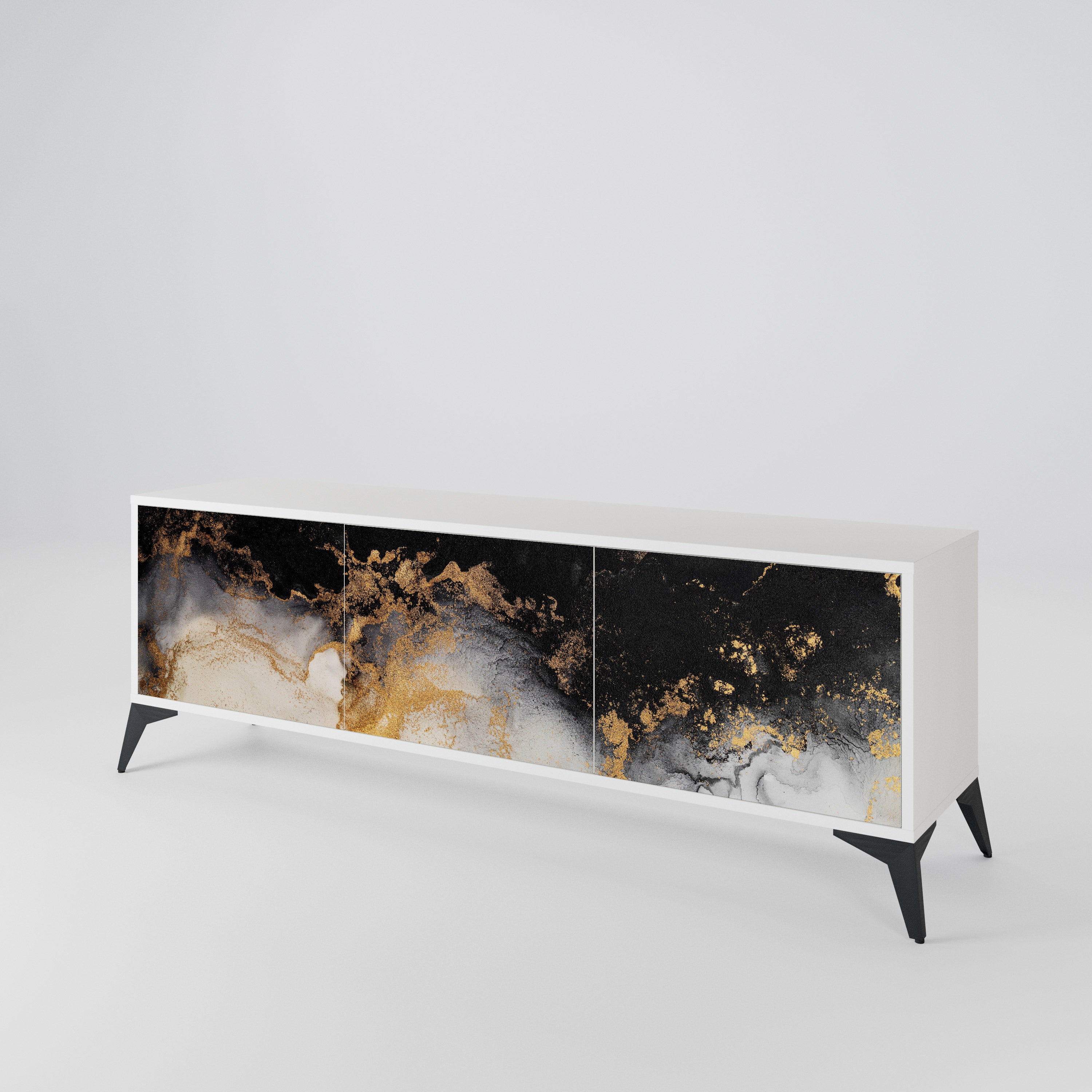 MARBLE OF TOMMORROW Mueble de TV de 3 Puertas