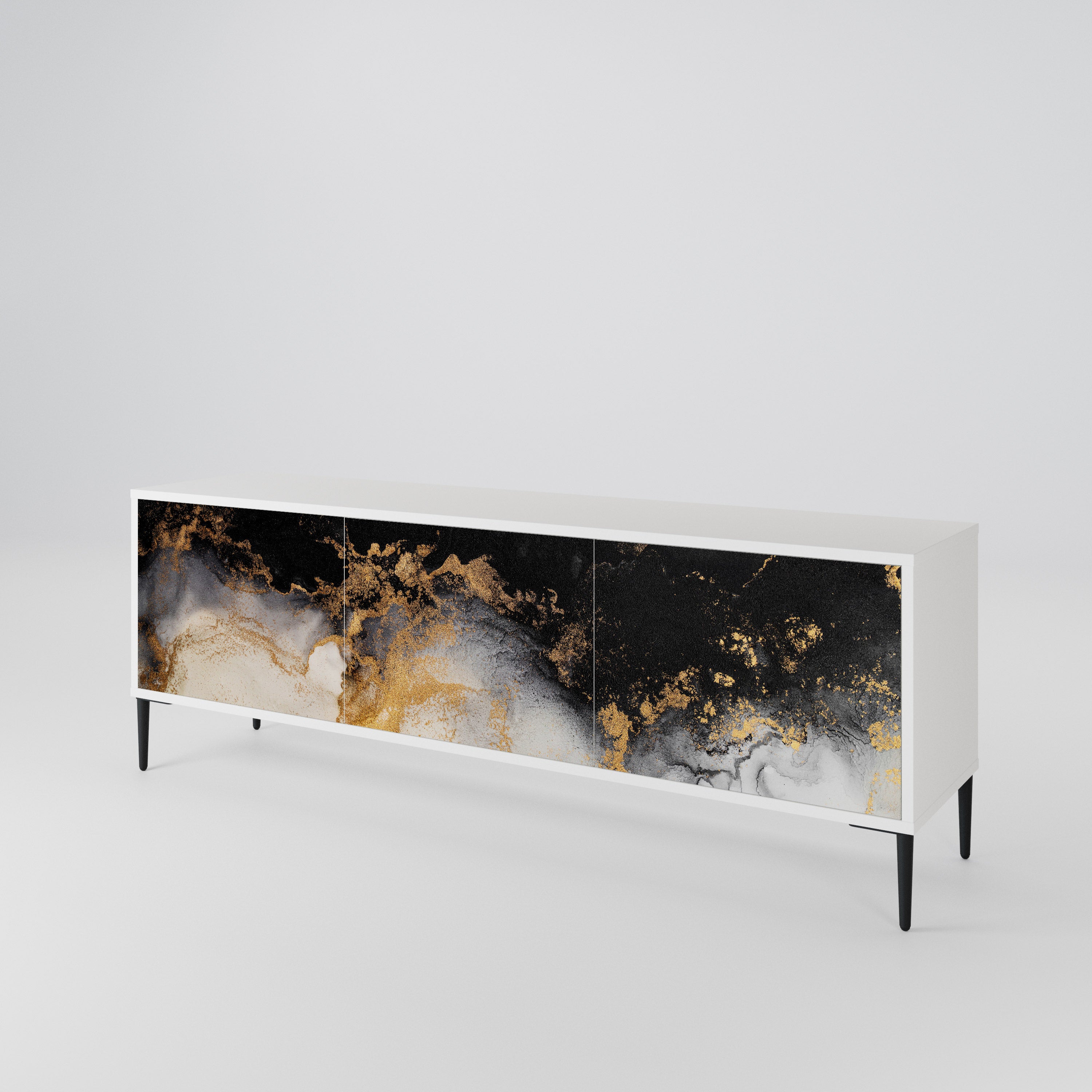 MARBLE OF TOMMORROW Mueble de TV de 3 Puertas