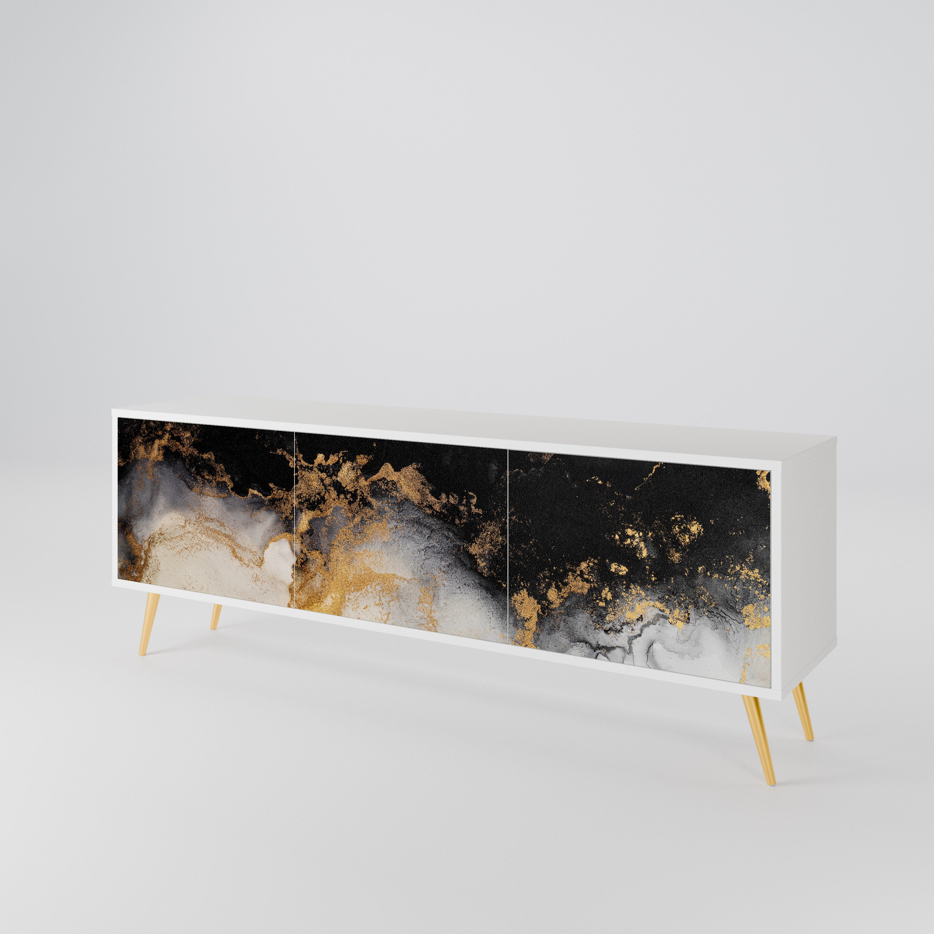 MARBLE OF TOMMORROW Mueble de TV de 3 Puertas