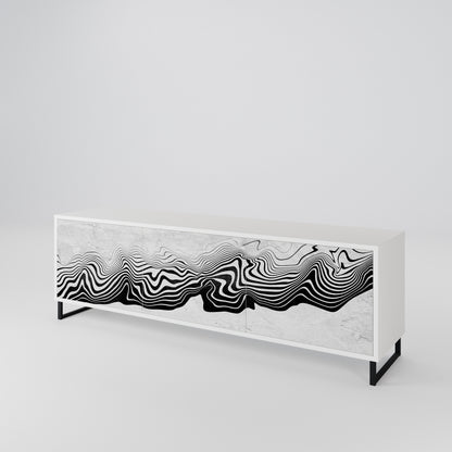 MONOCHROME MIRAGE Mueble de TV de 3 Puertas