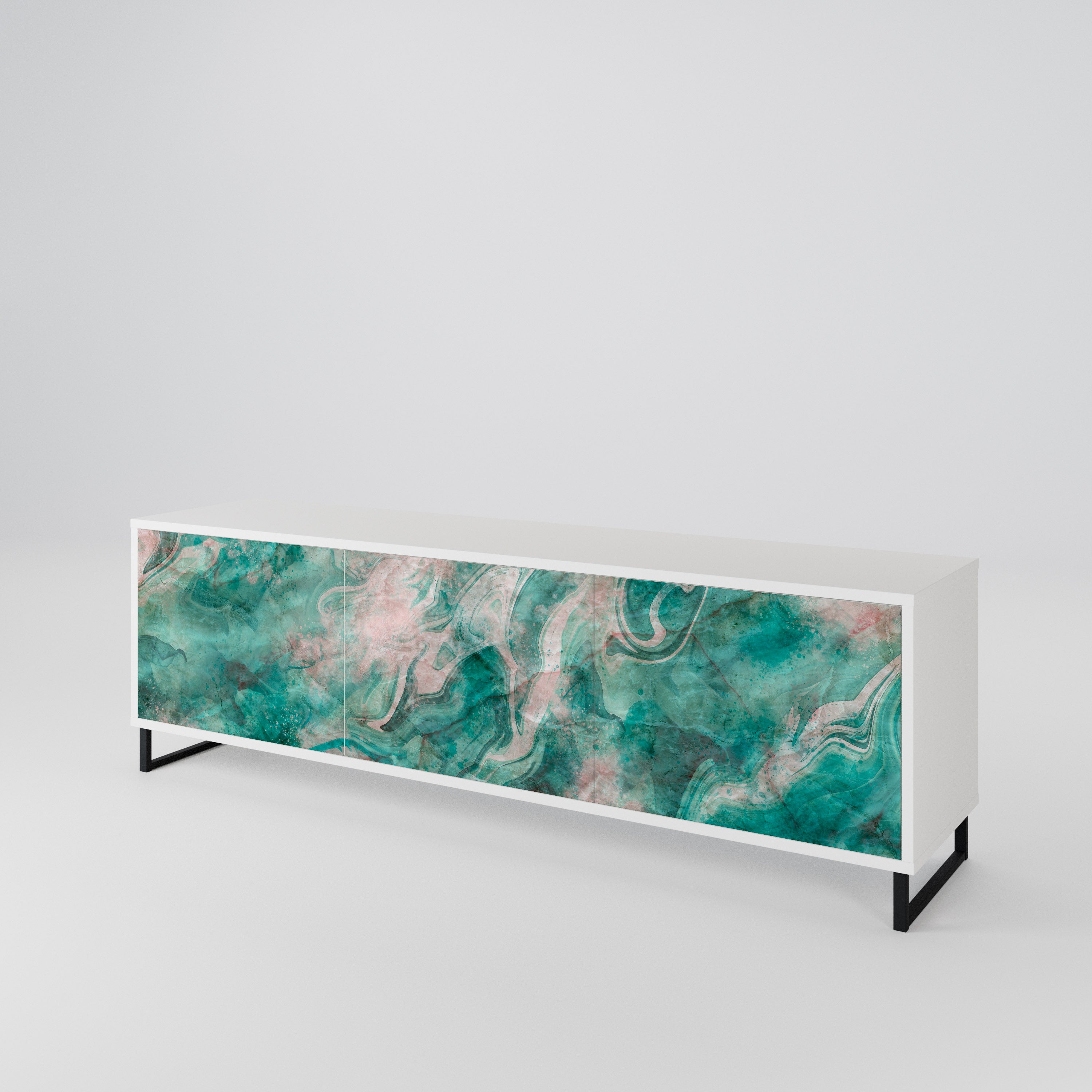 ABSTRACT ALCHEMY Mueble de TV de 3 Puertas
