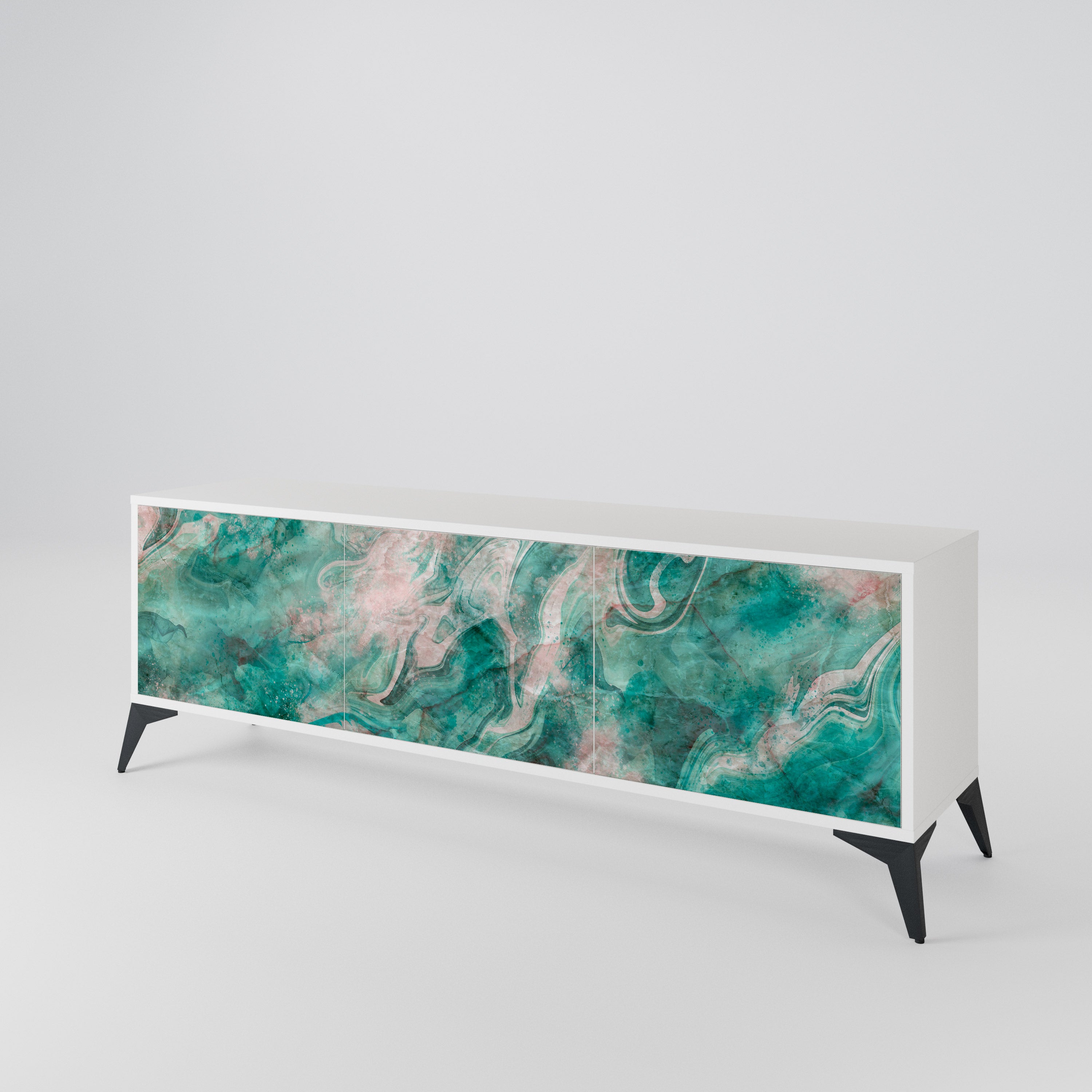 ABSTRACT ALCHEMY Mueble de TV de 3 Puertas
