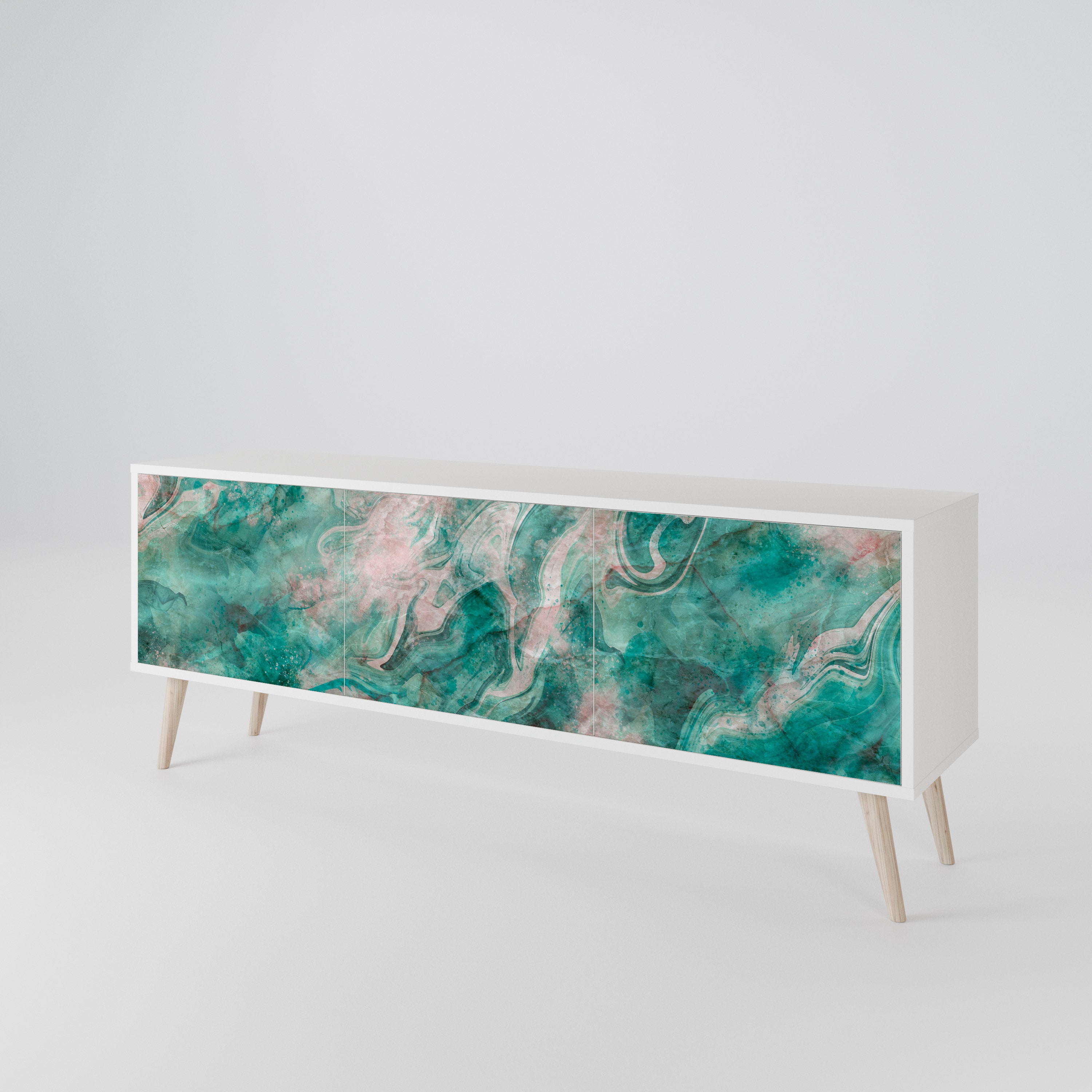 ABSTRACT ALCHEMY Mueble de TV de 3 Puertas
