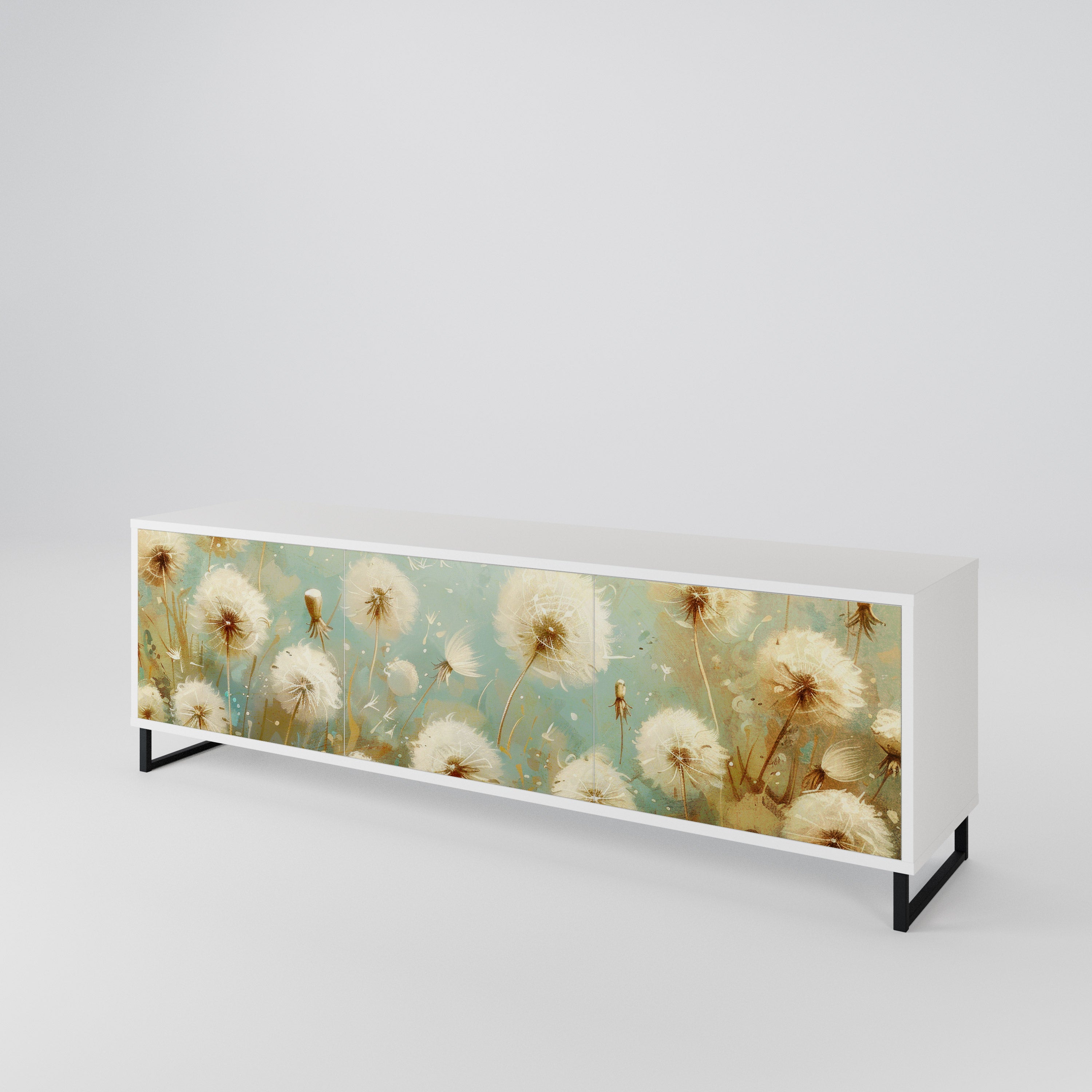 DREAMY MEADOW Mueble de TV de 3 Puertas
