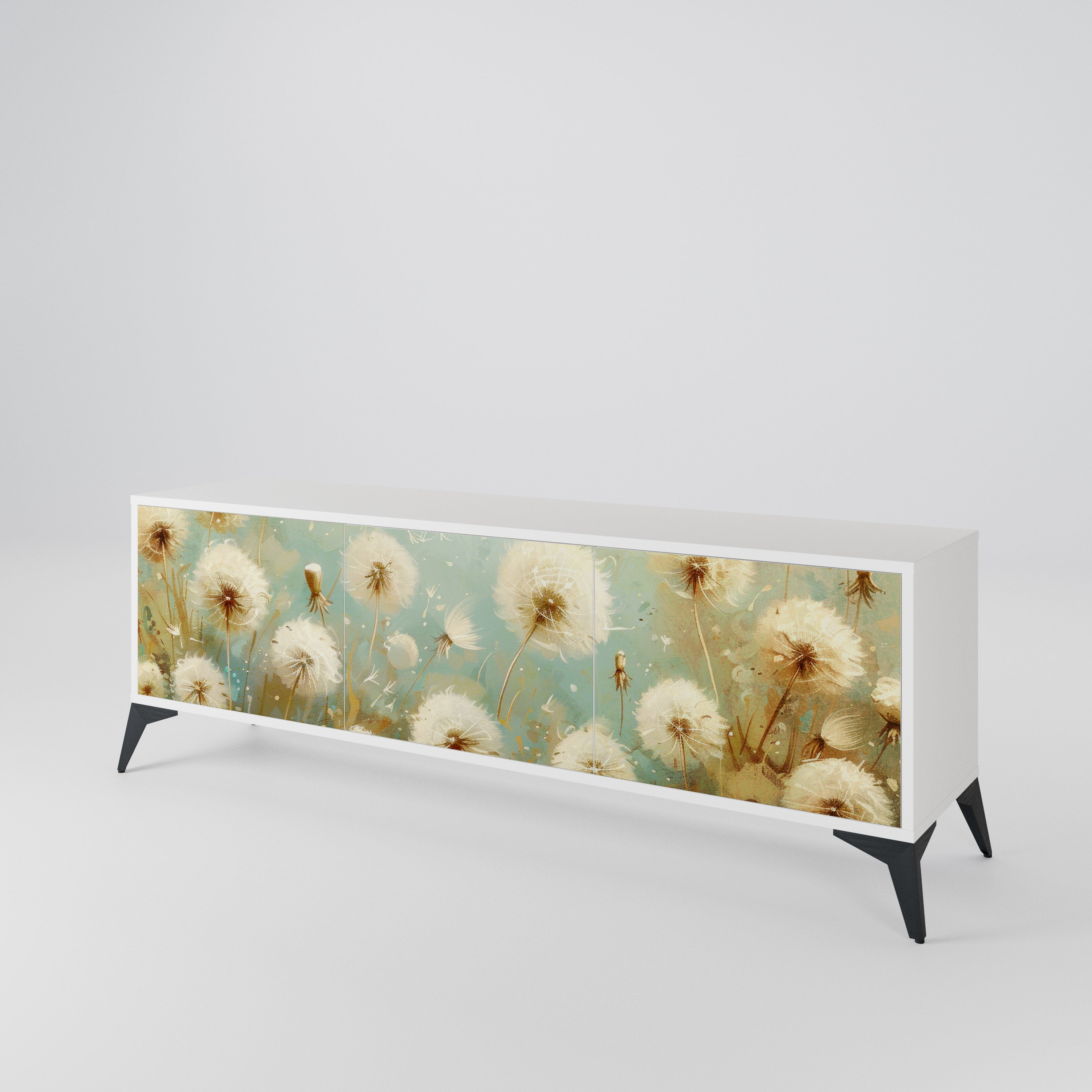 DREAMY MEADOW Mueble de TV de 3 Puertas