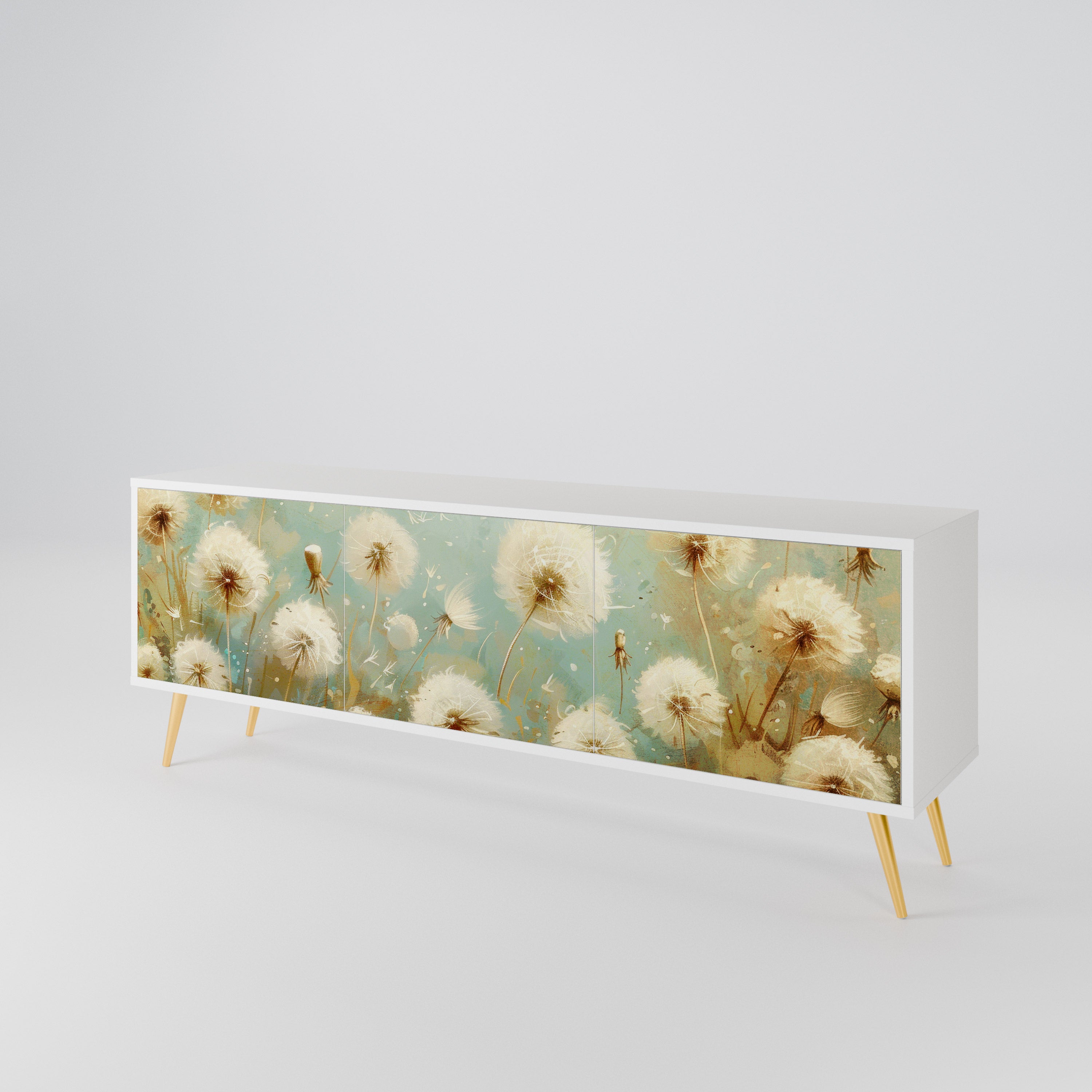 DREAMY MEADOW Mueble de TV de 3 Puertas