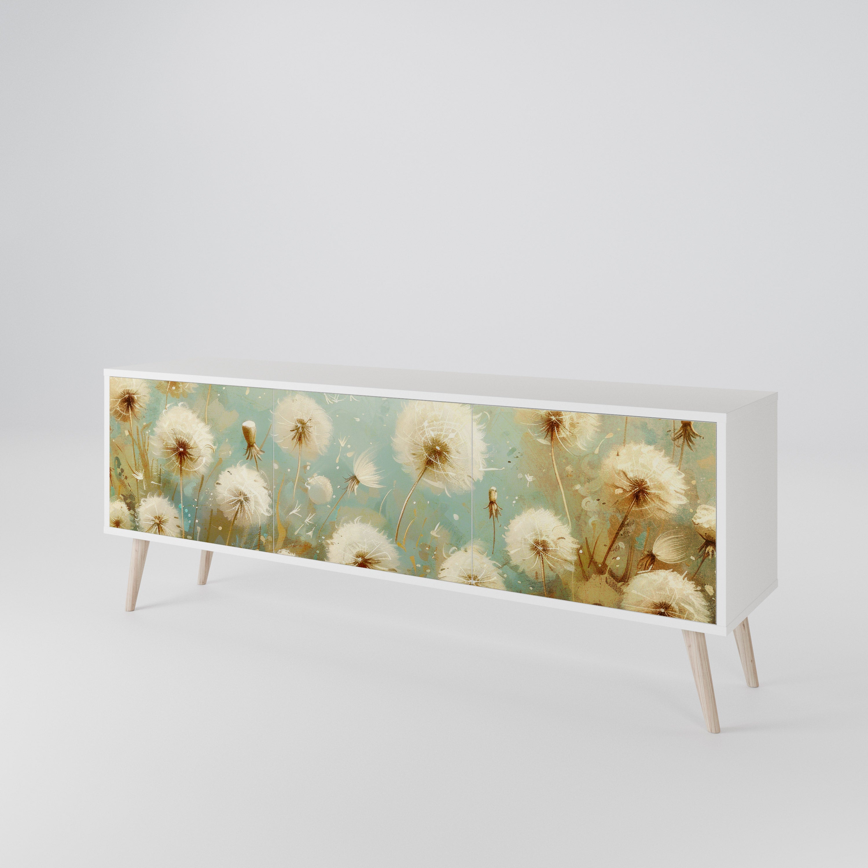DREAMY MEADOW Mueble de TV de 3 Puertas
