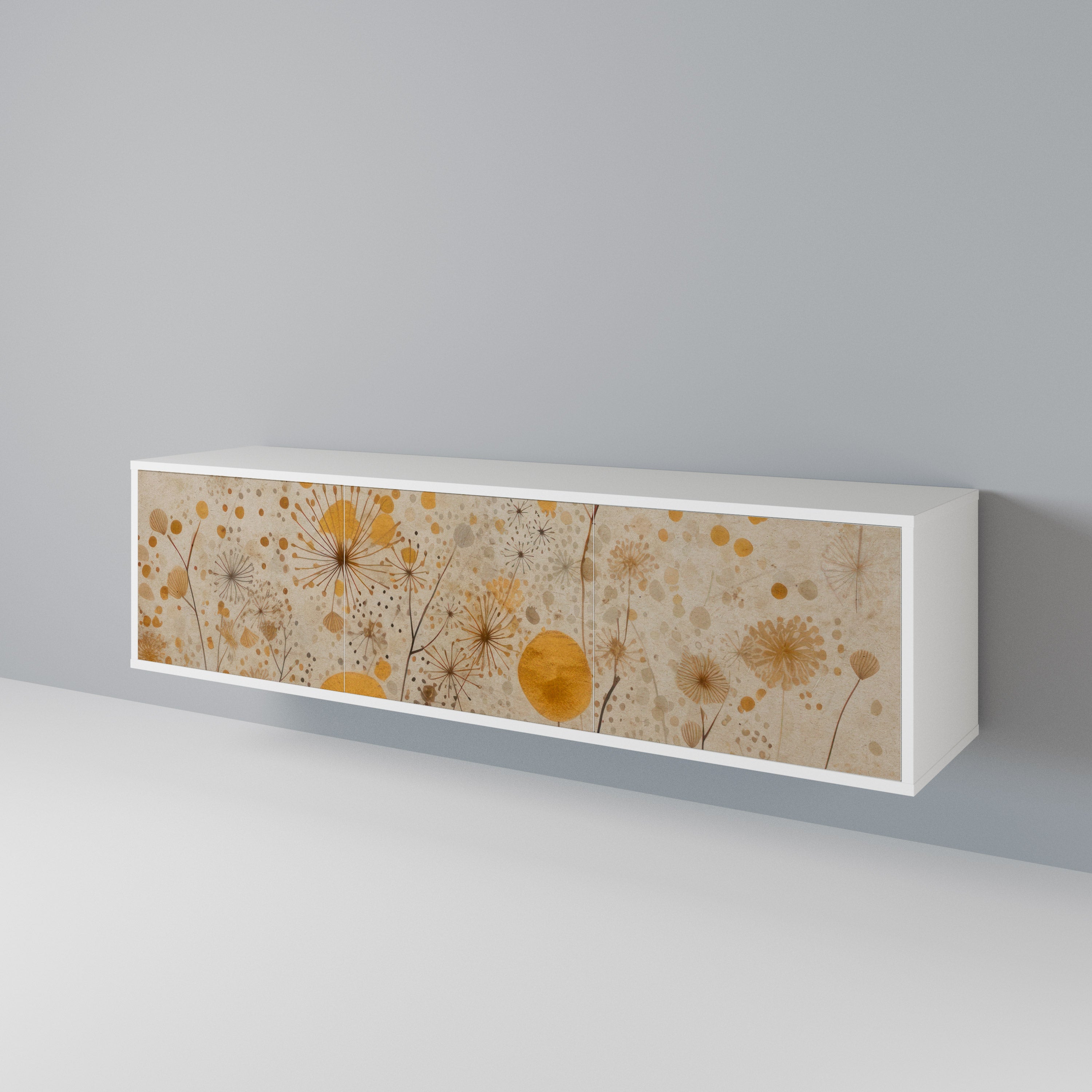 MORNING GLADE Mueble de TV de 3 Puertas