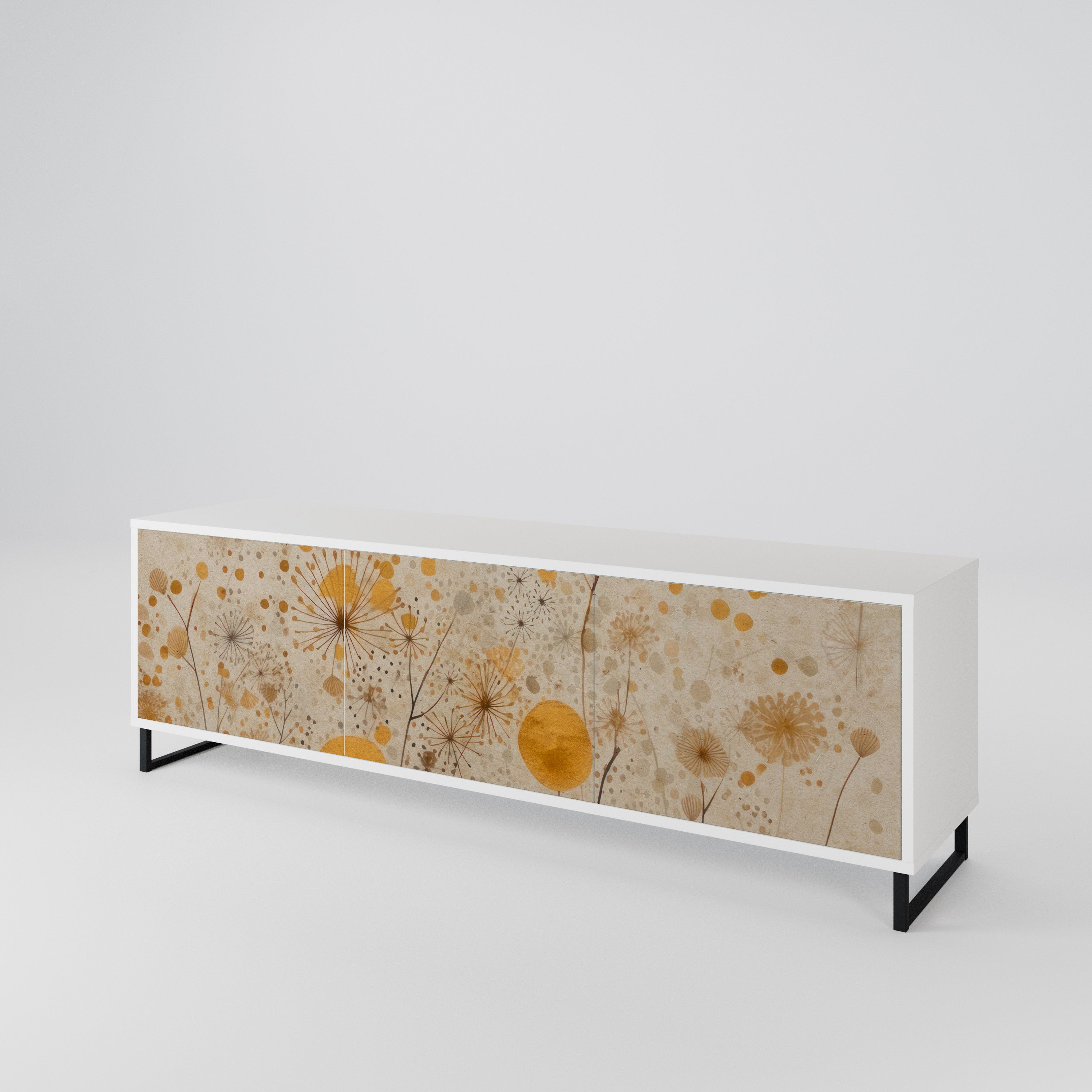 MORNING GLADE Mueble de TV de 3 Puertas