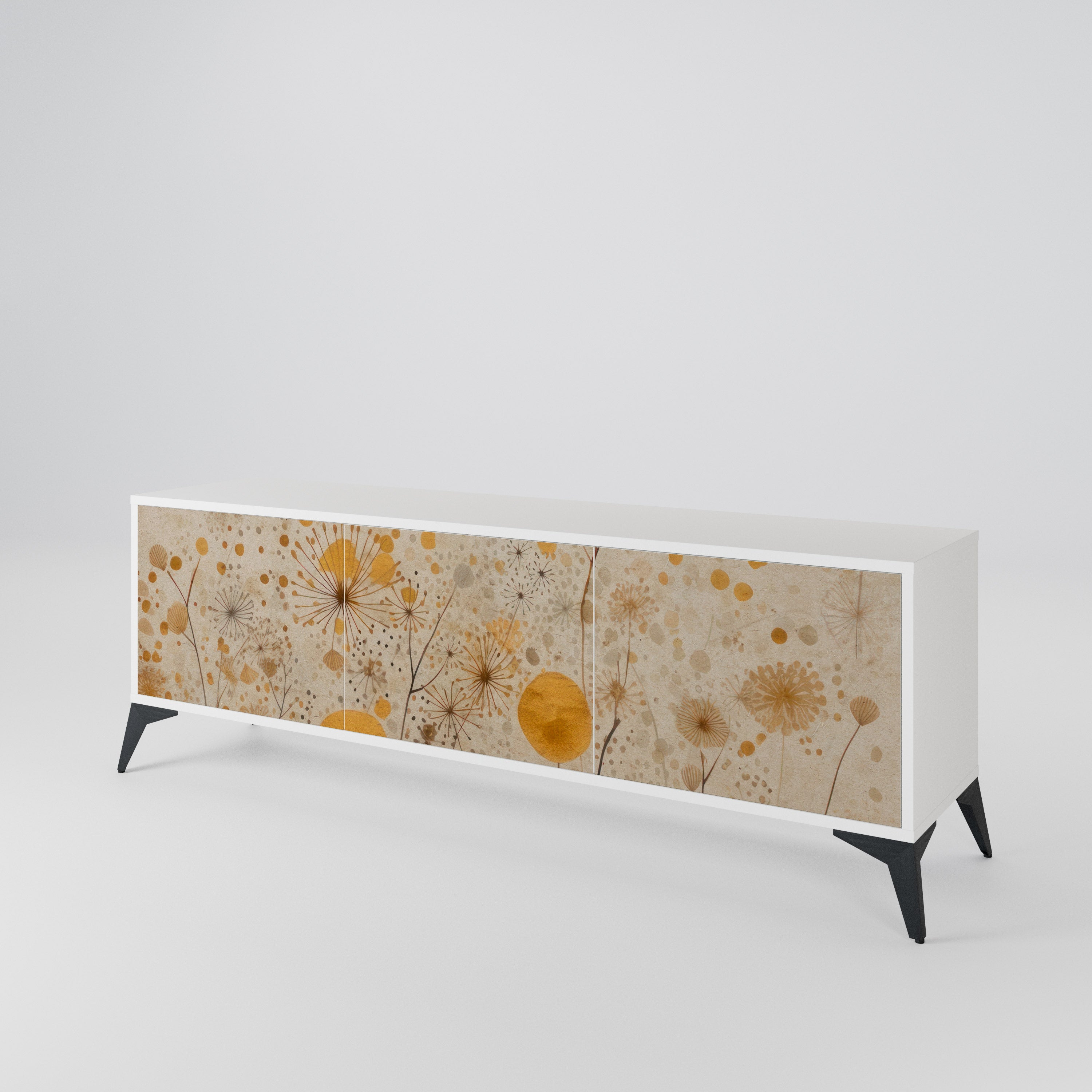 MORNING GLADE Mueble de TV de 3 Puertas