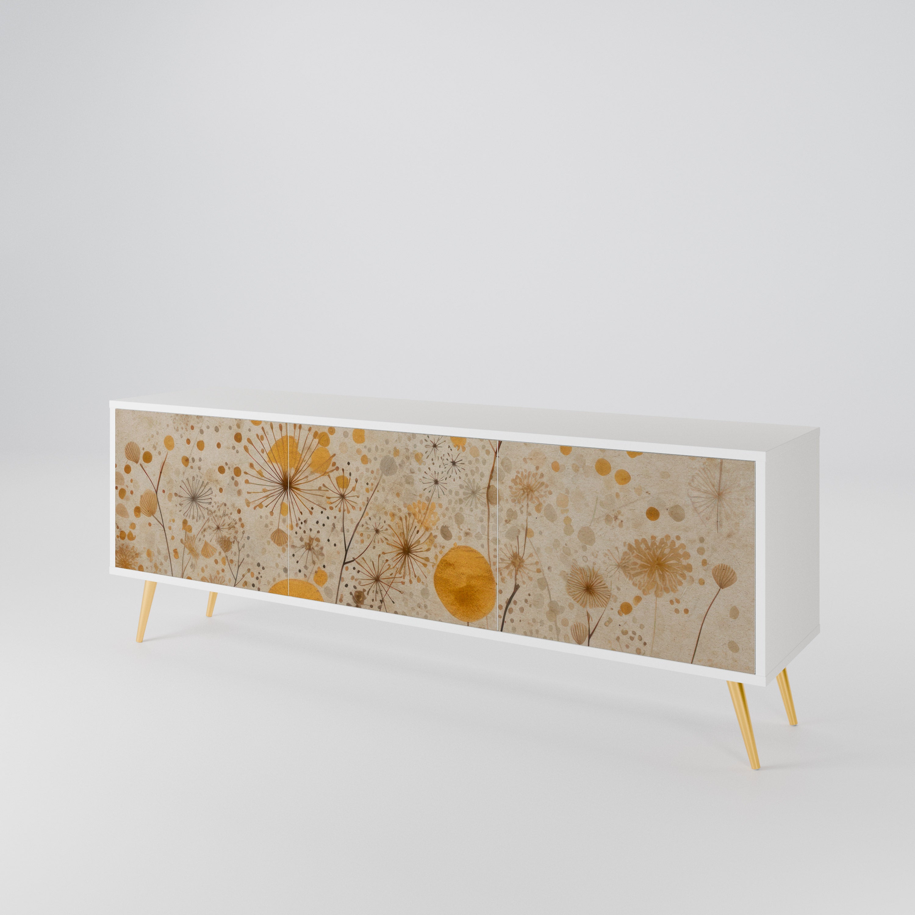 MORNING GLADE Mueble de TV de 3 Puertas