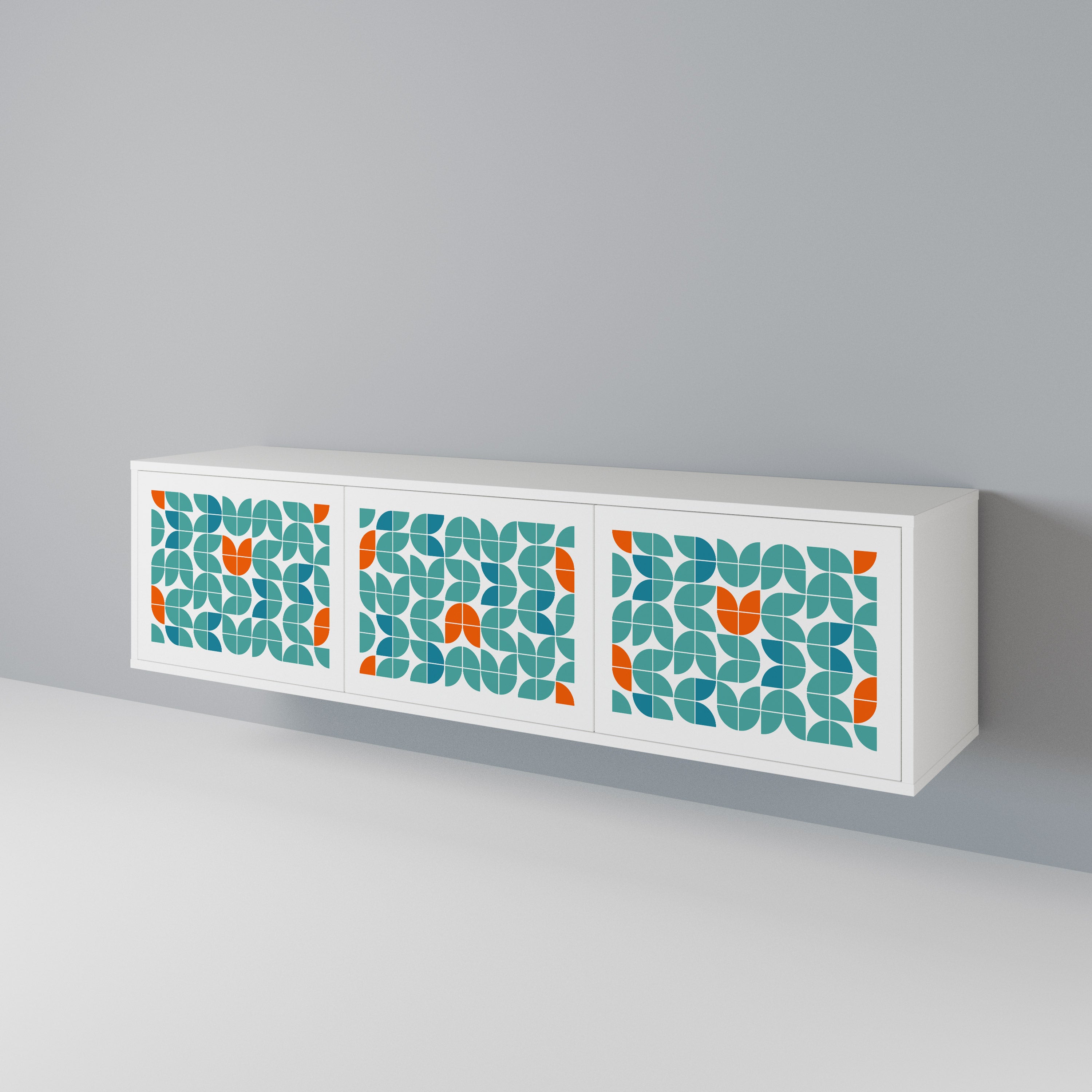 BE THE CHANGE Mueble de TV de 3 Puertas
