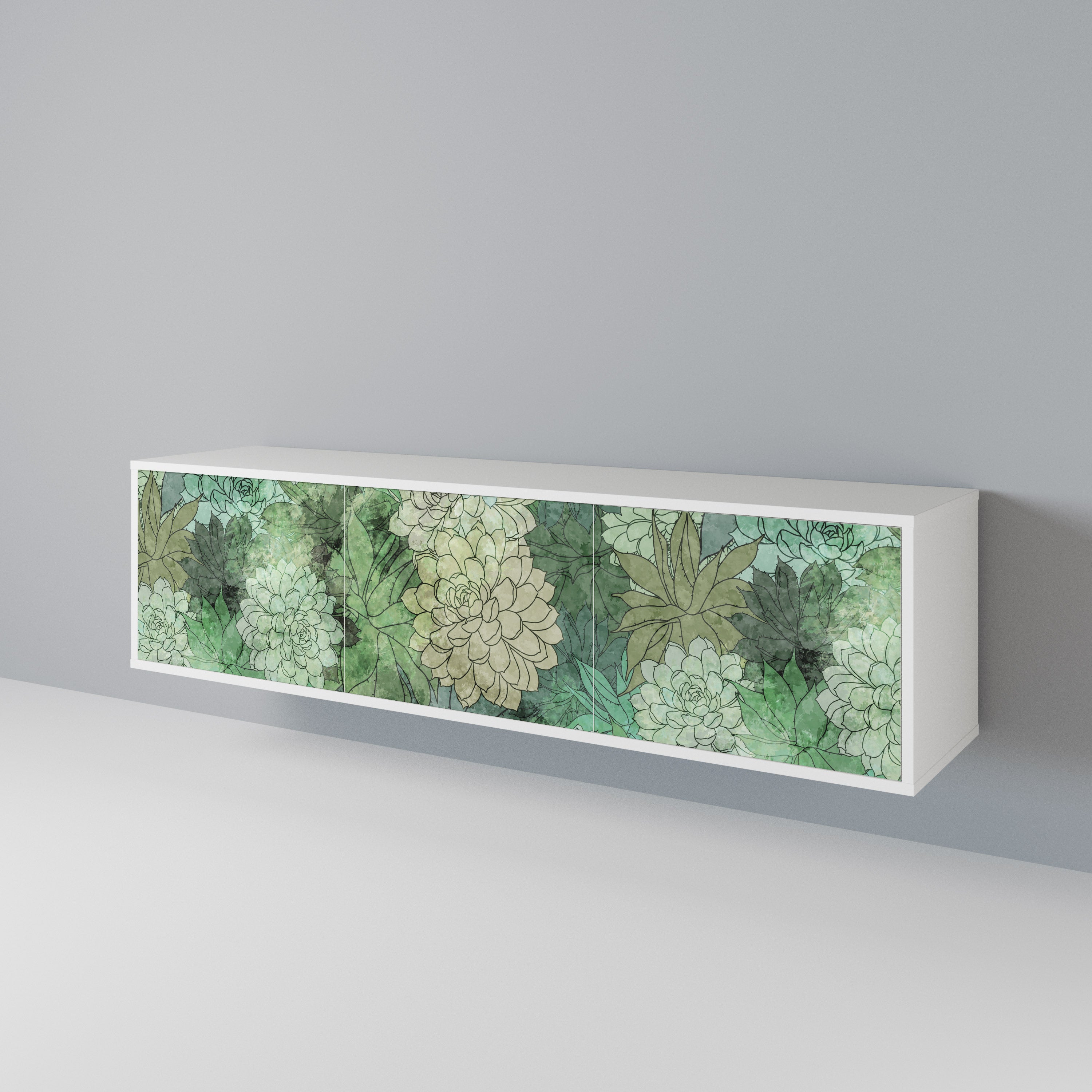 SUCCULENT CLUSTER Mueble de TV de 3 Puertas