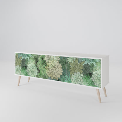 SUCCULENT CLUSTER Mueble de TV de 3 Puertas