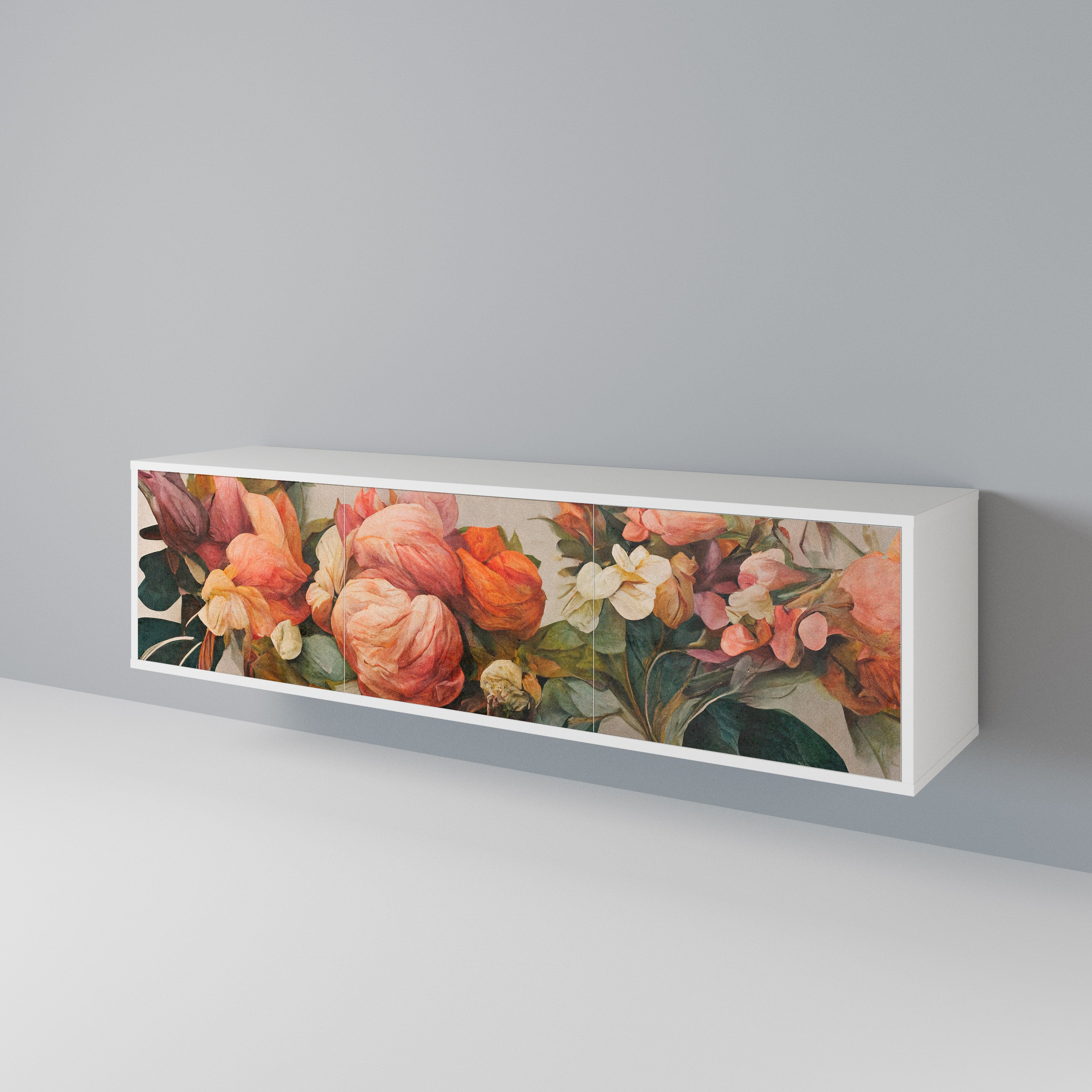 STYLISH BEAUTY 3-Door TV Cabinet