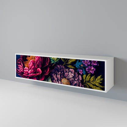 BLOOMING ELEGANCE Mueble de TV de 3 Puertas