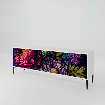 BLOOMING ELEGANCE Mueble de TV de 3 Puertas
