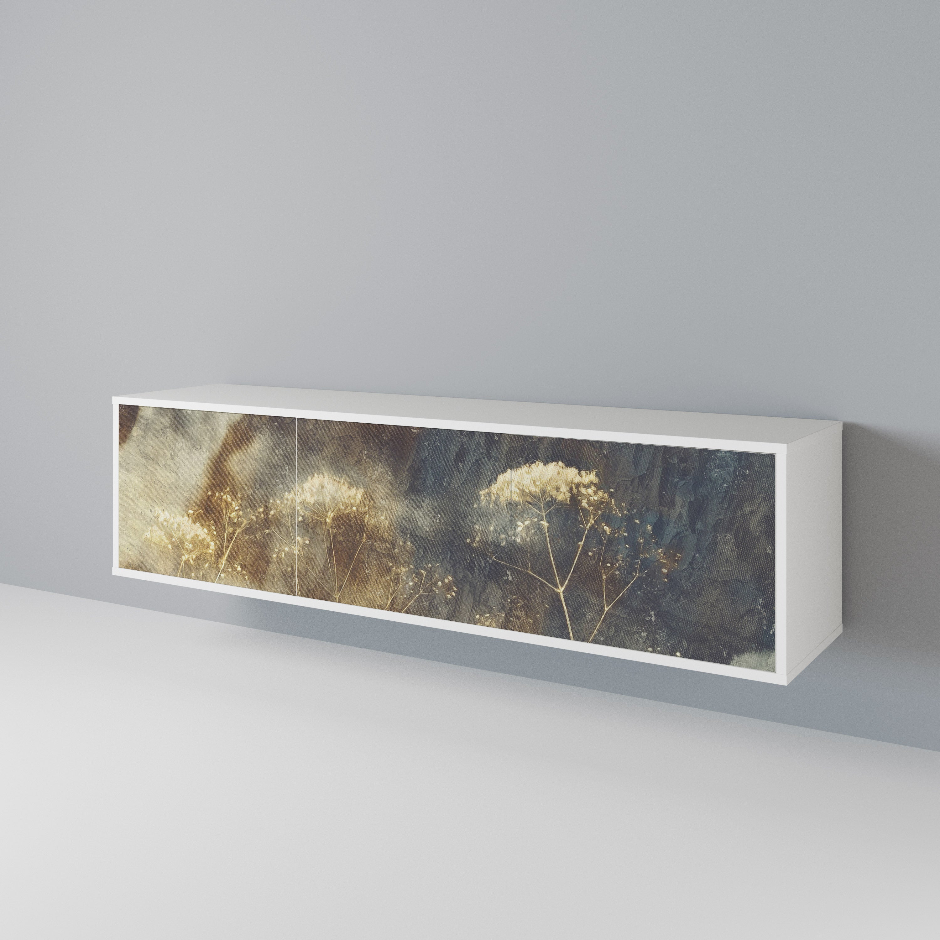 GENTLE POWER Mueble de TV de 3 Puertas