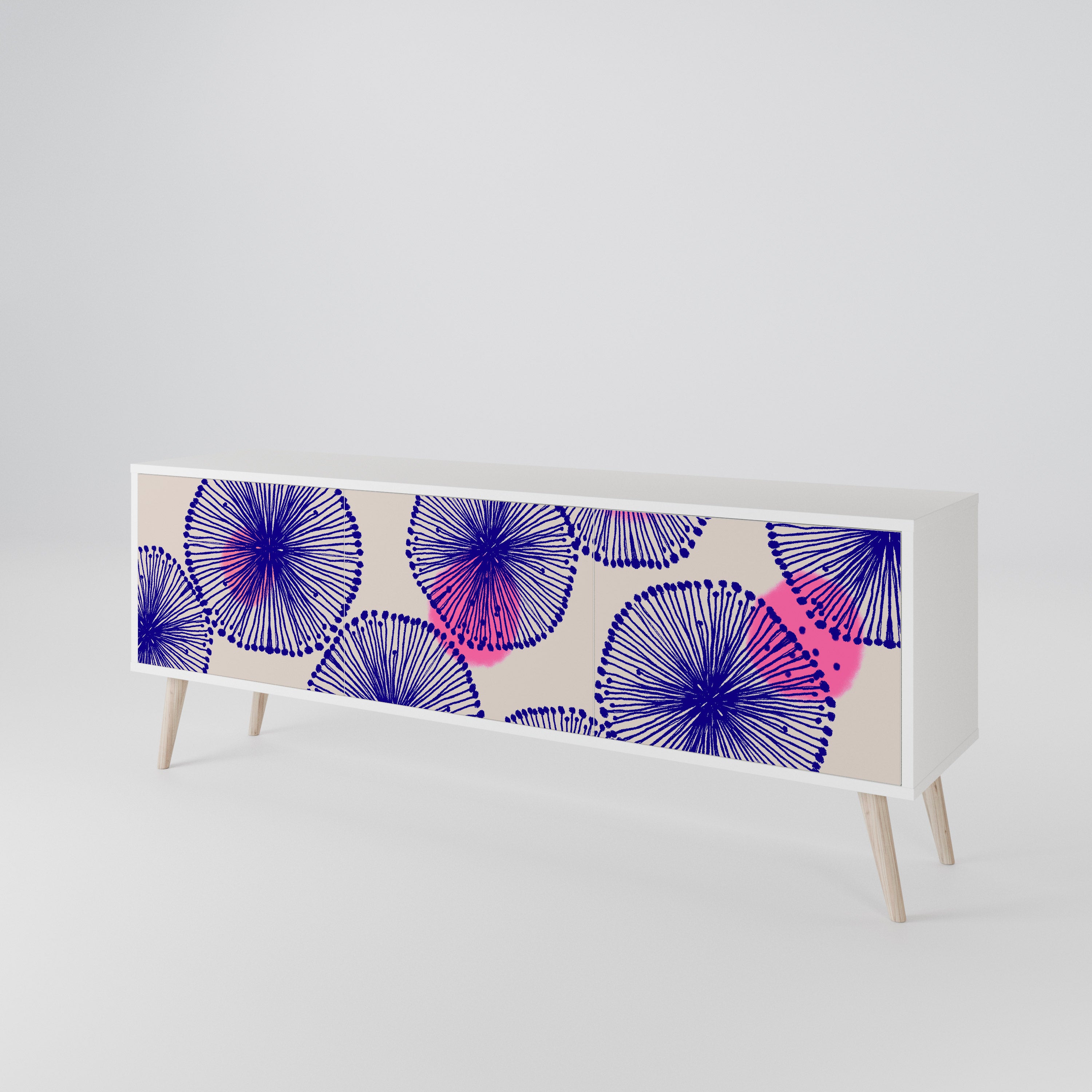 MAGIC NATURE Mueble de TV de 3 Puertas