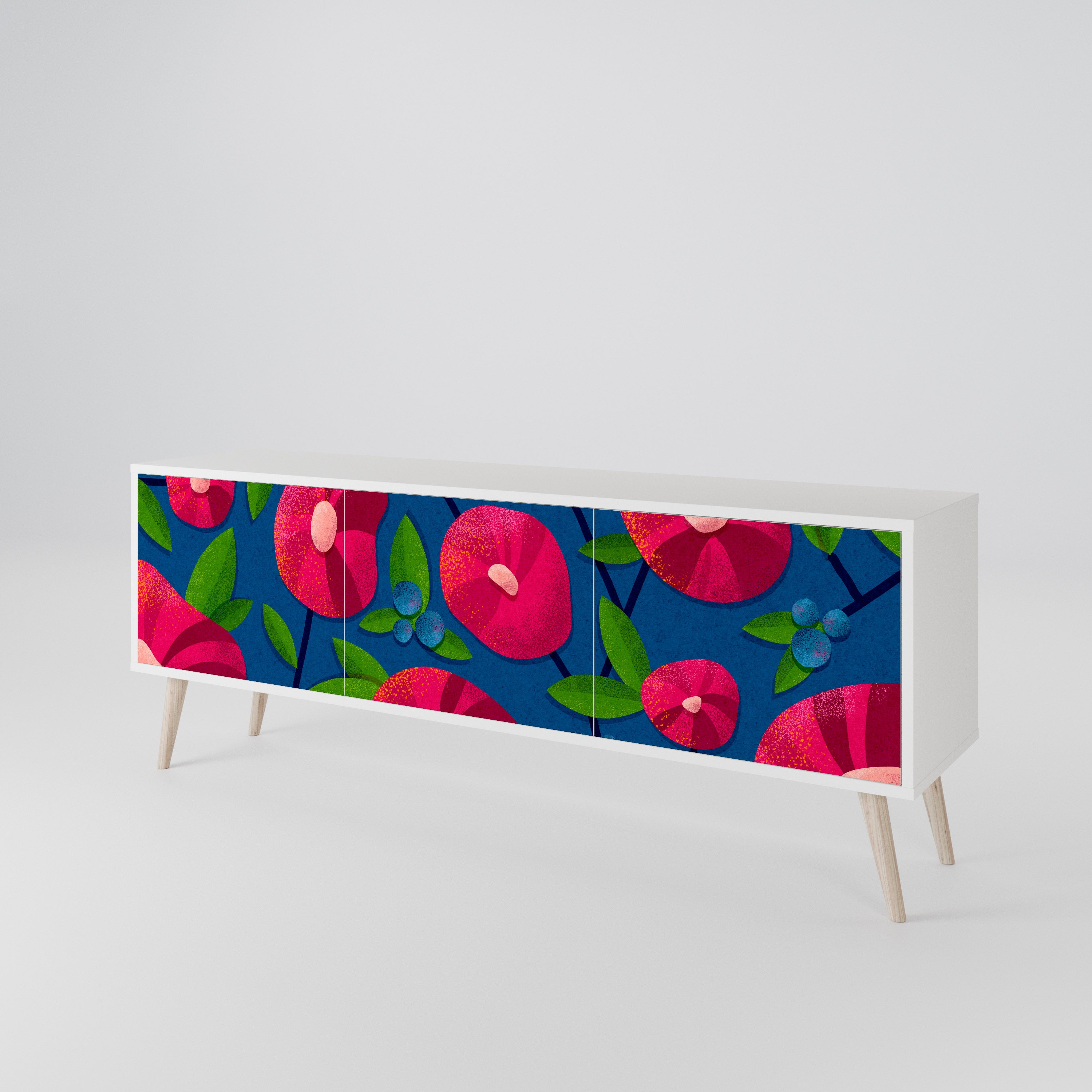 SPRING THOUGHTS Mueble de TV de 3 Puertas