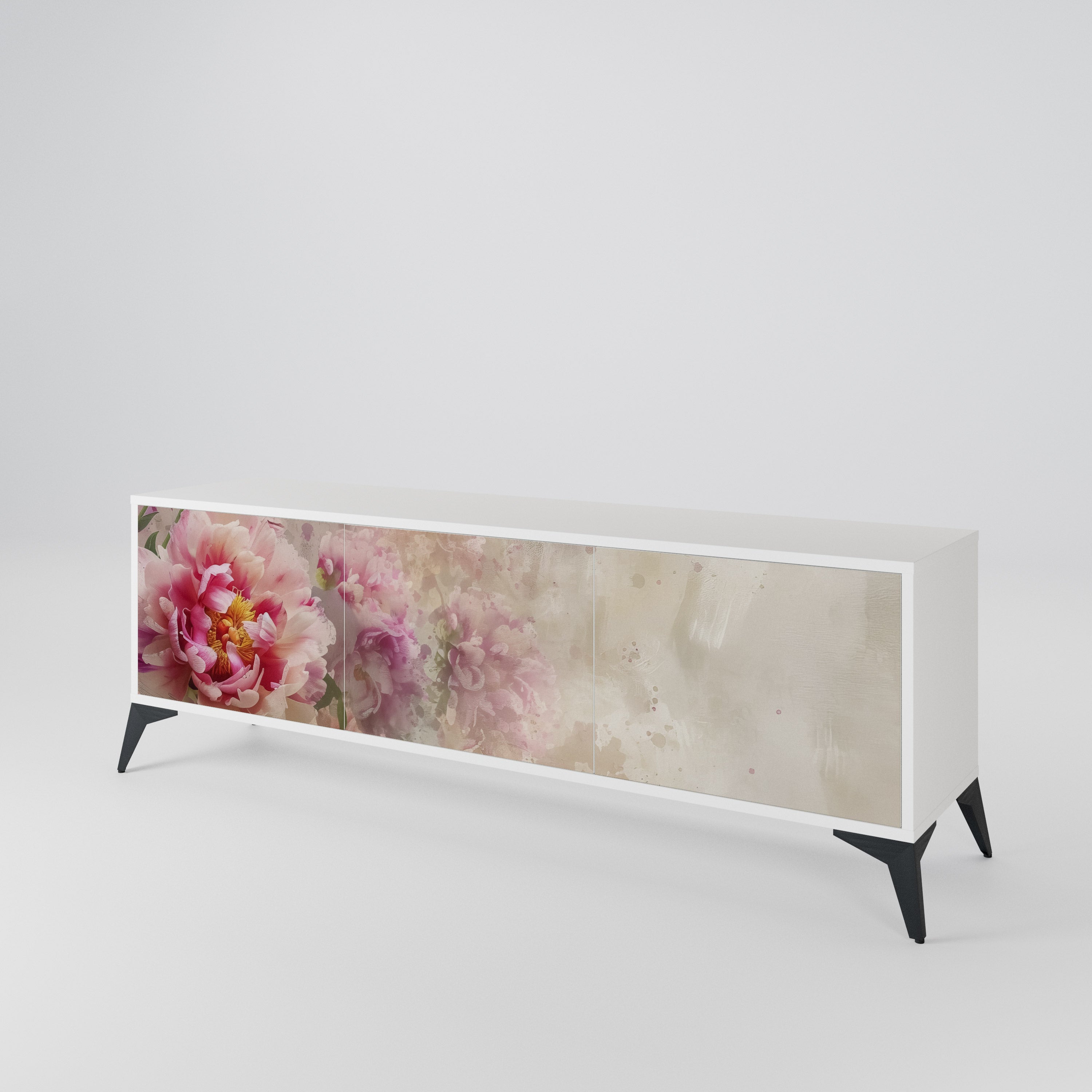 PEONY WHISPER Mueble de TV de 3 Puertas