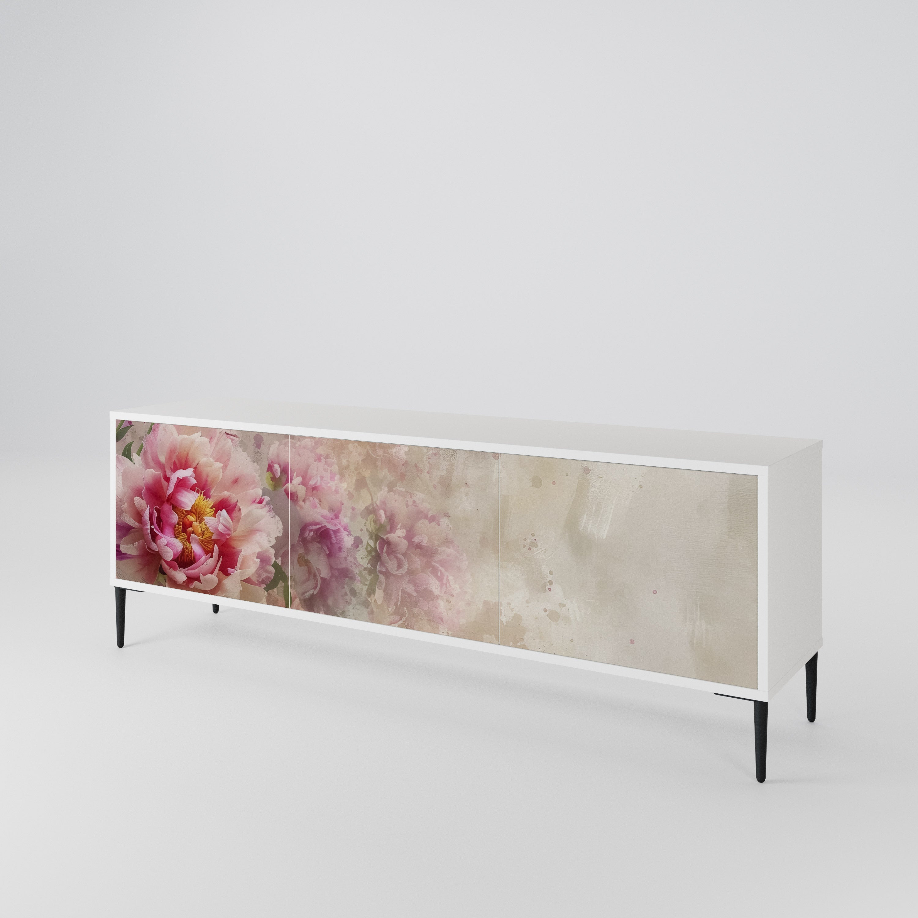 PEONY WHISPER Mueble de TV de 3 Puertas