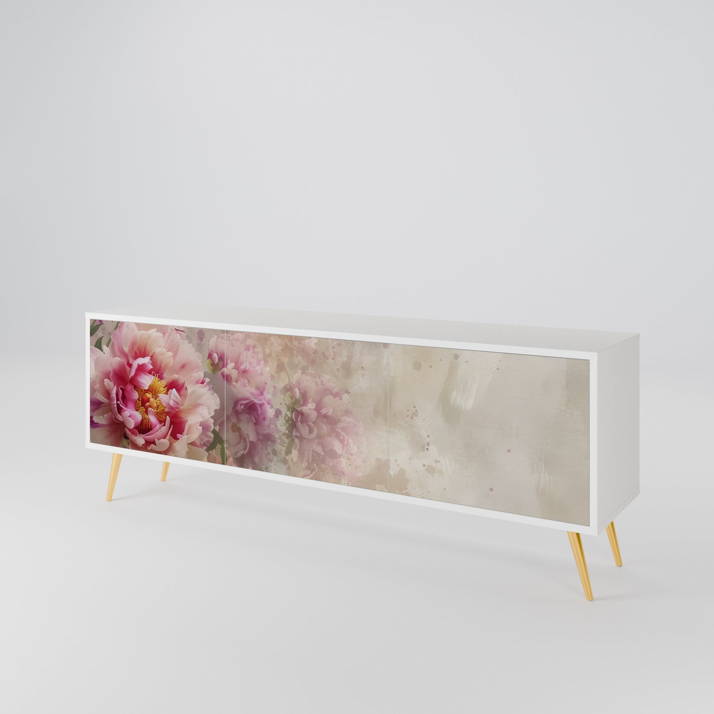 PEONY WHISPER Mueble de TV de 3 Puertas