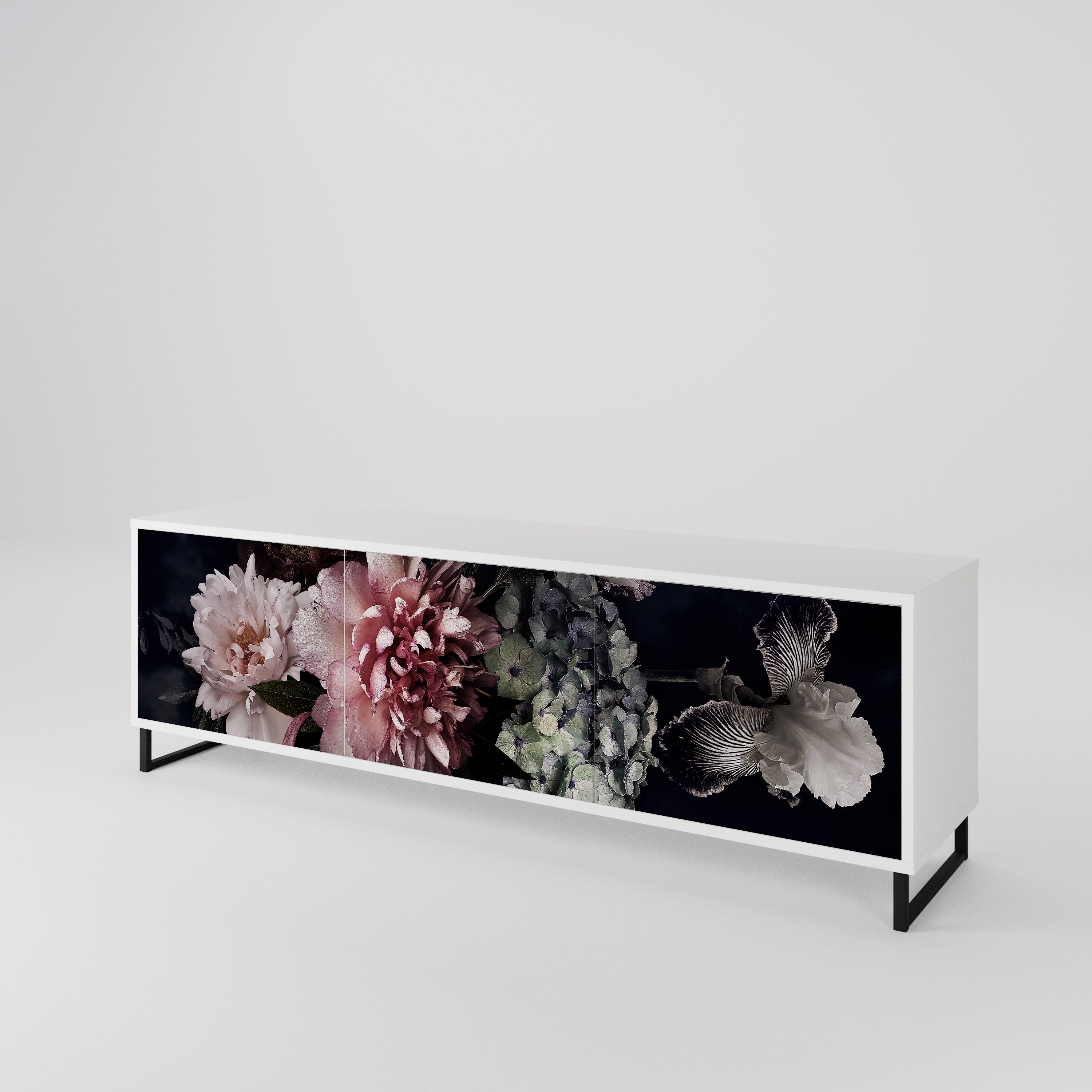 PURE BLOSSOM Mueble de TV de 3 Puertas