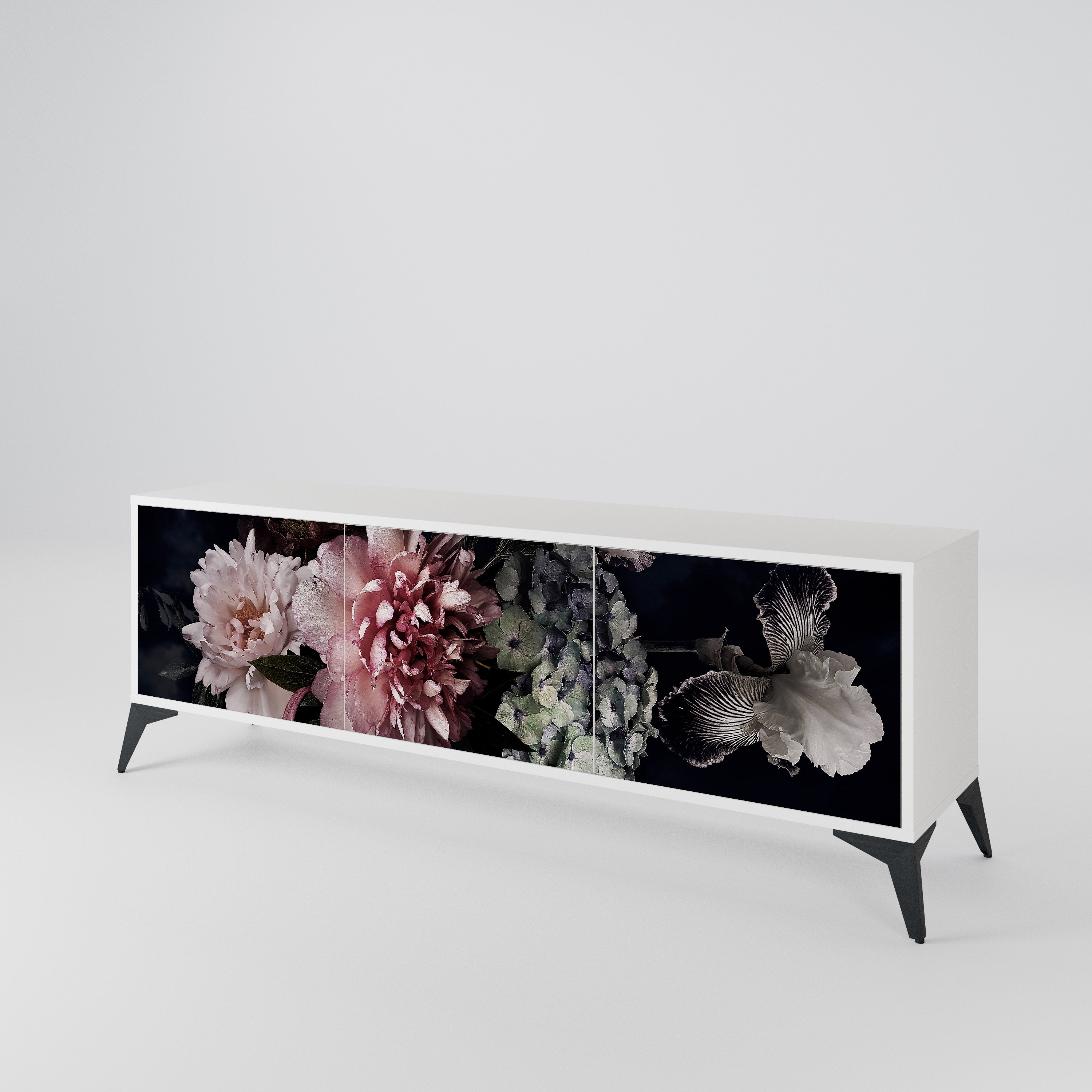 PURE BLOSSOM Mueble de TV de 3 Puertas