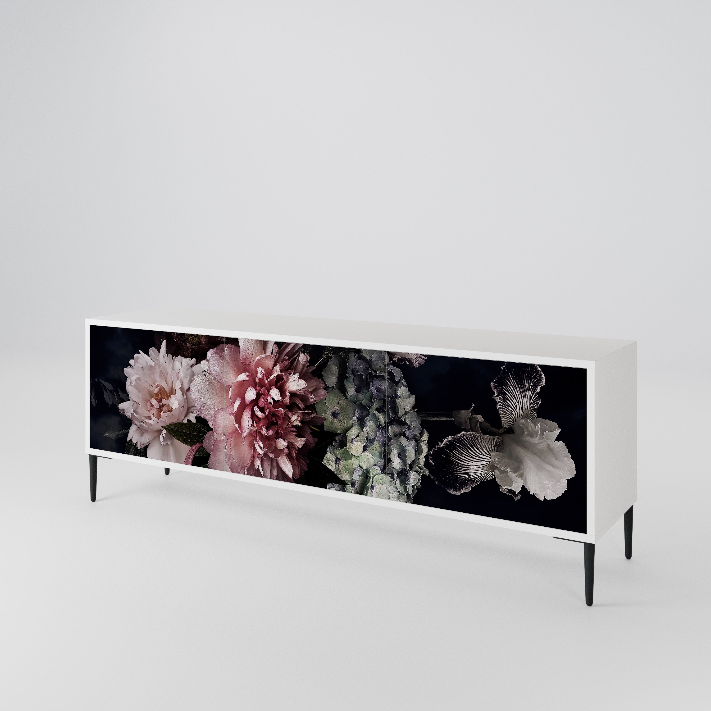 PURE BLOSSOM Mueble de TV de 3 Puertas
