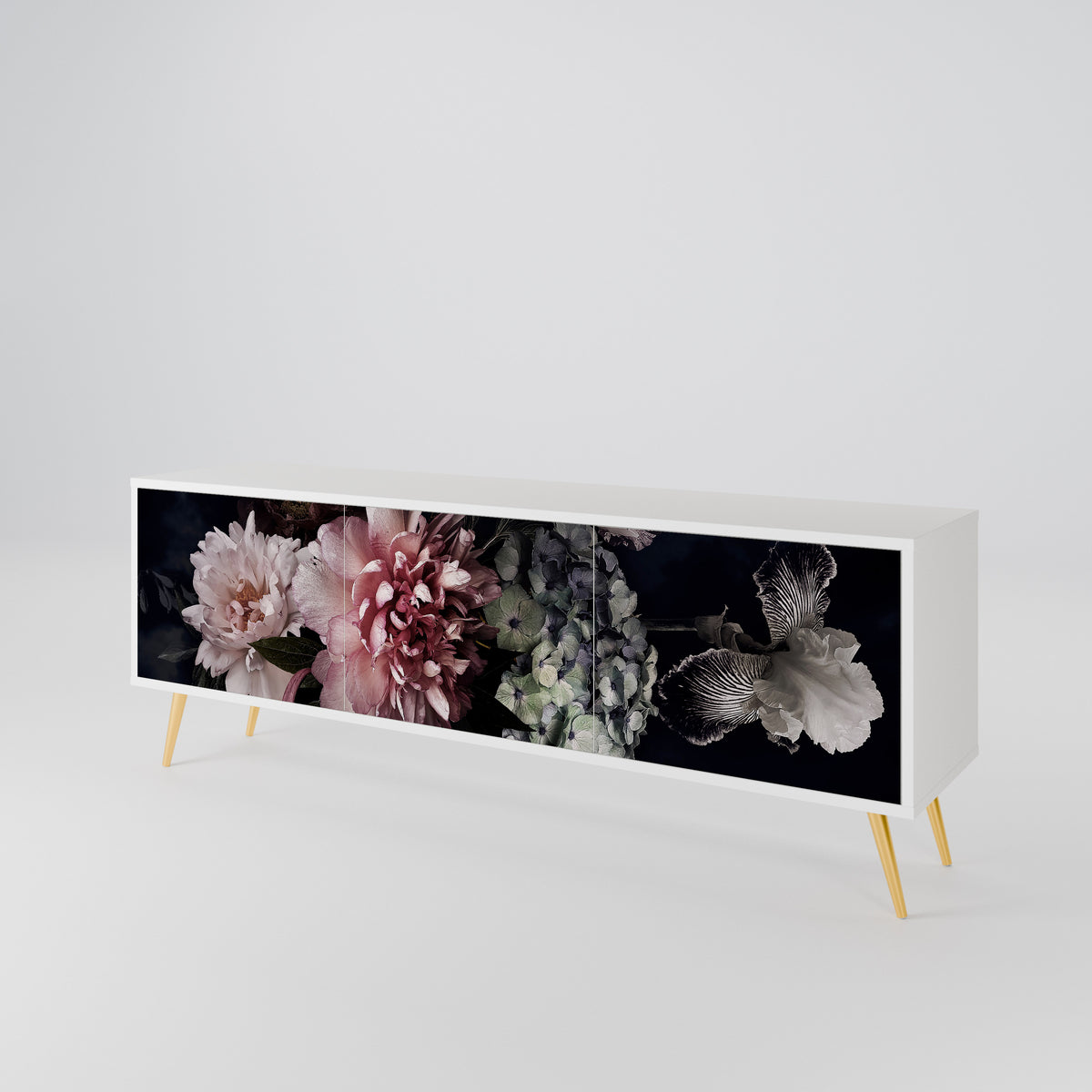 PURE BLOSSOM Mueble de TV de 3 Puertas