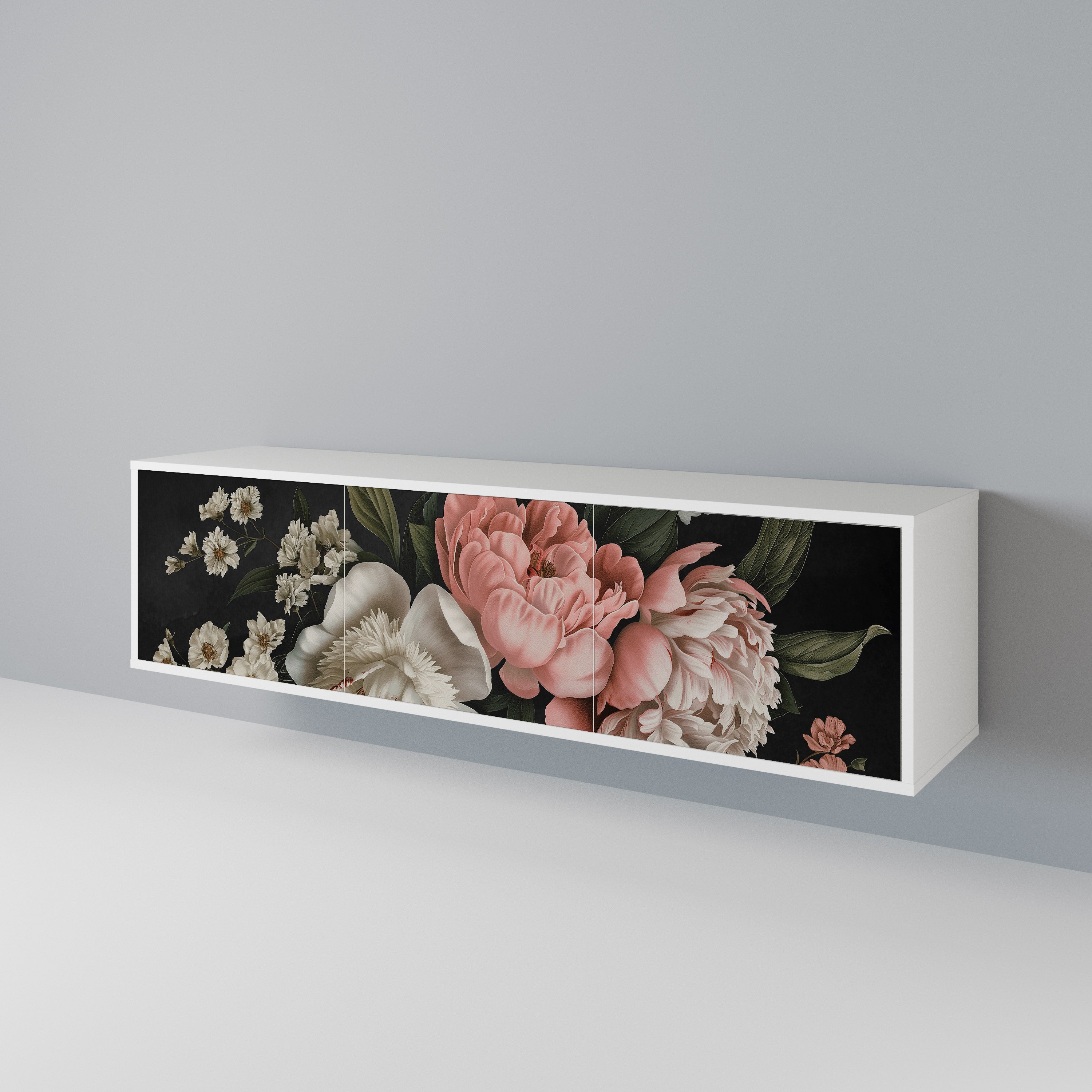 LUSH ELEGANCE Mueble de TV de 3 Puertas