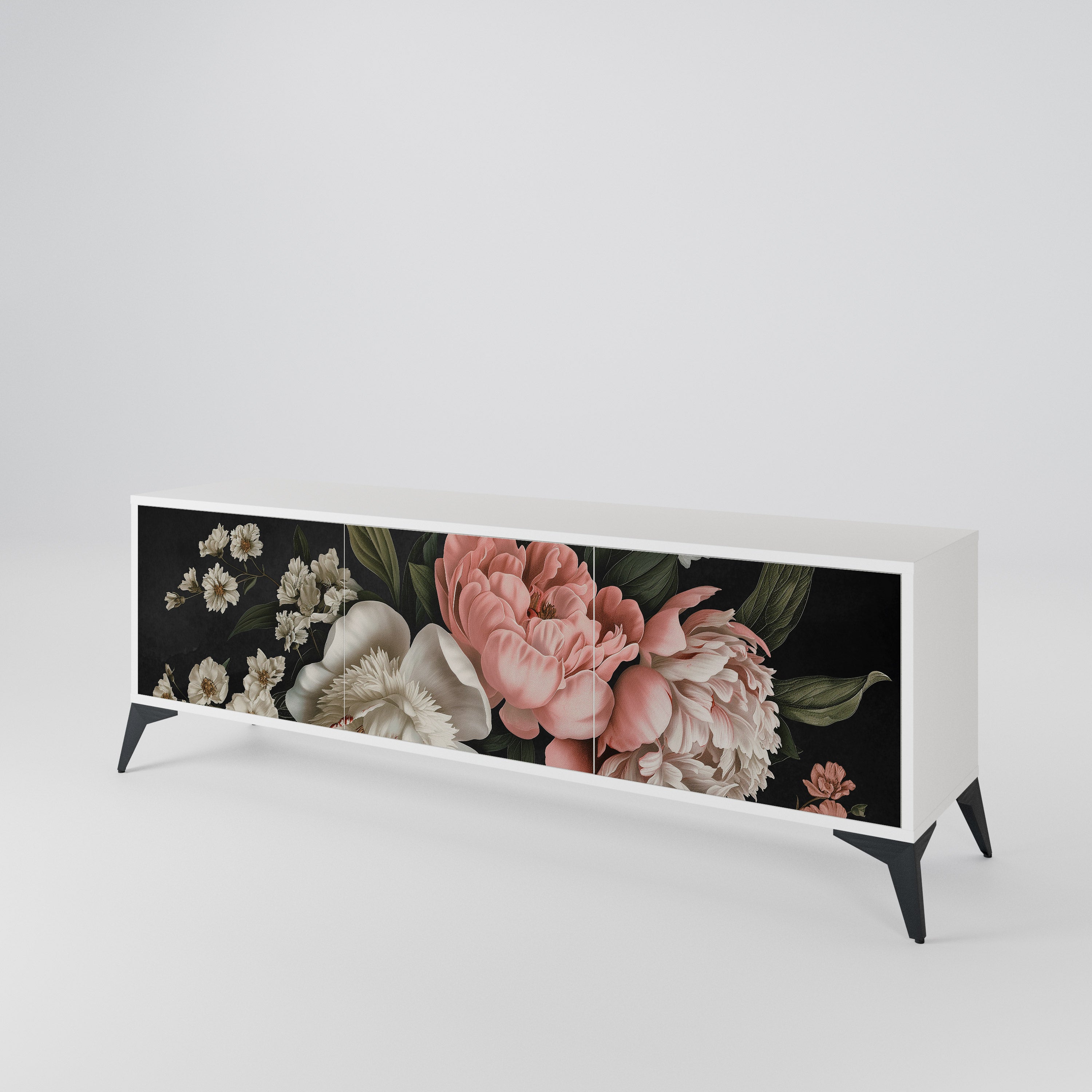 LUSH ELEGANCE Mueble de TV de 3 Puertas