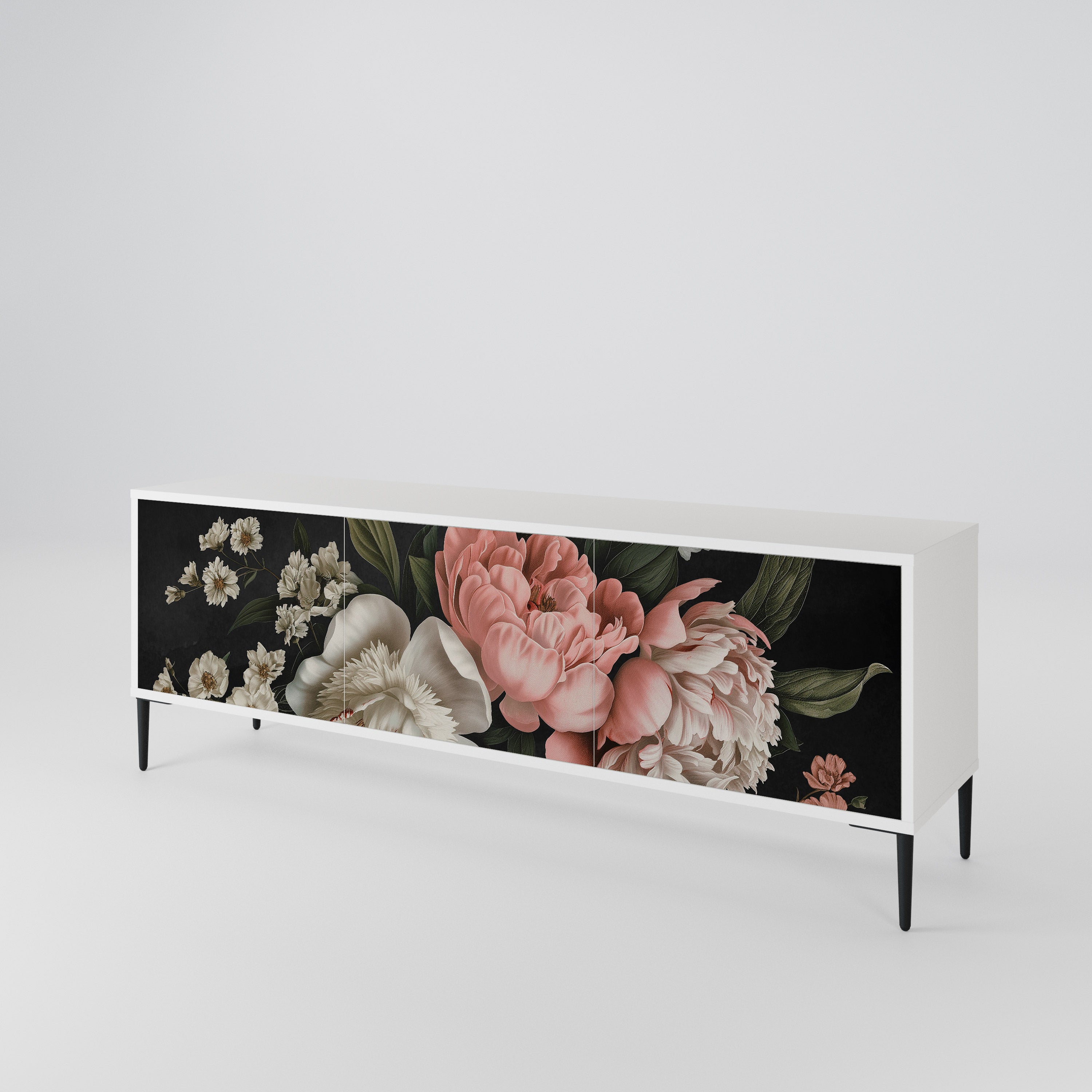 LUSH ELEGANCE Mueble de TV de 3 Puertas