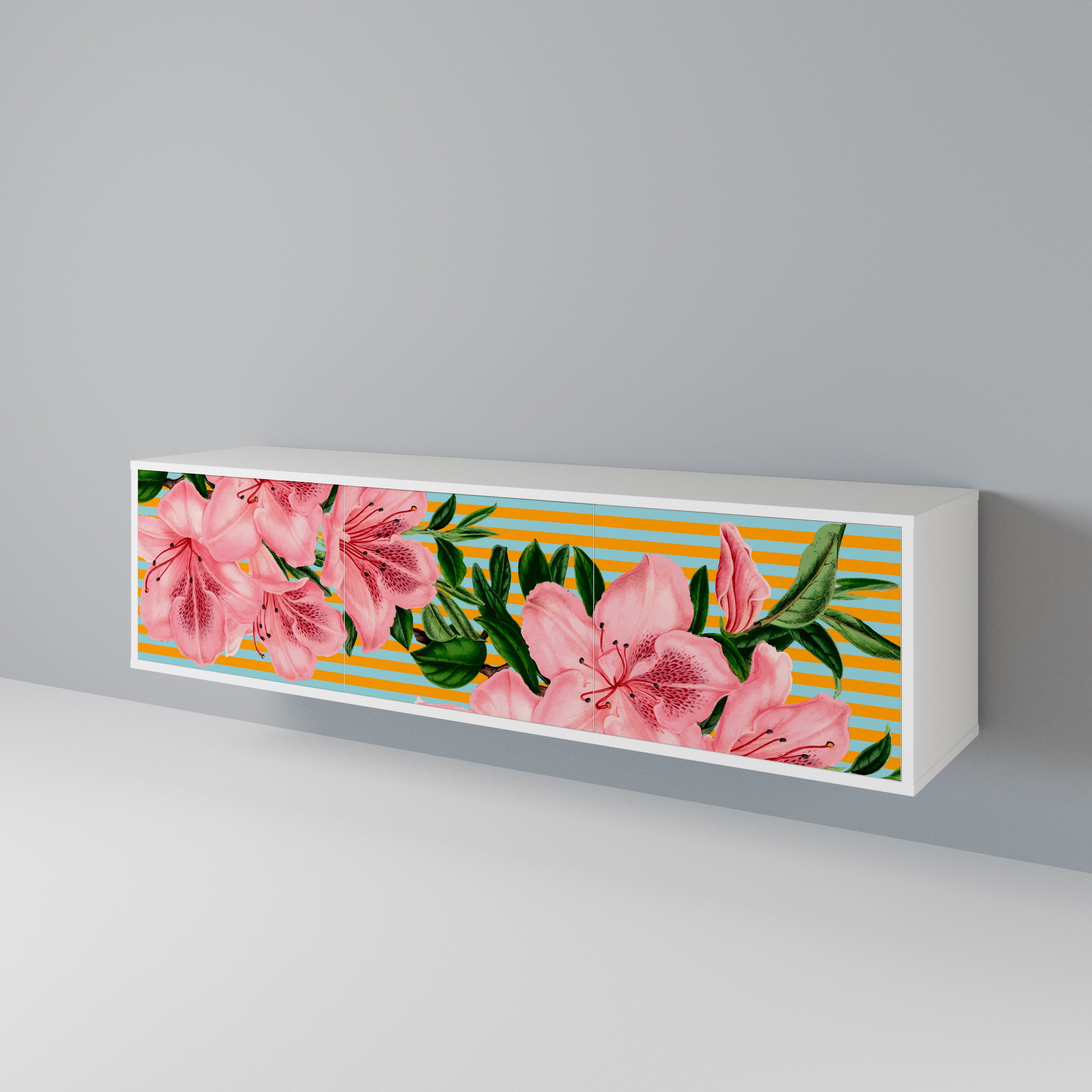 FRAGILE BEAUTY Mueble de TV de 3 Puertas