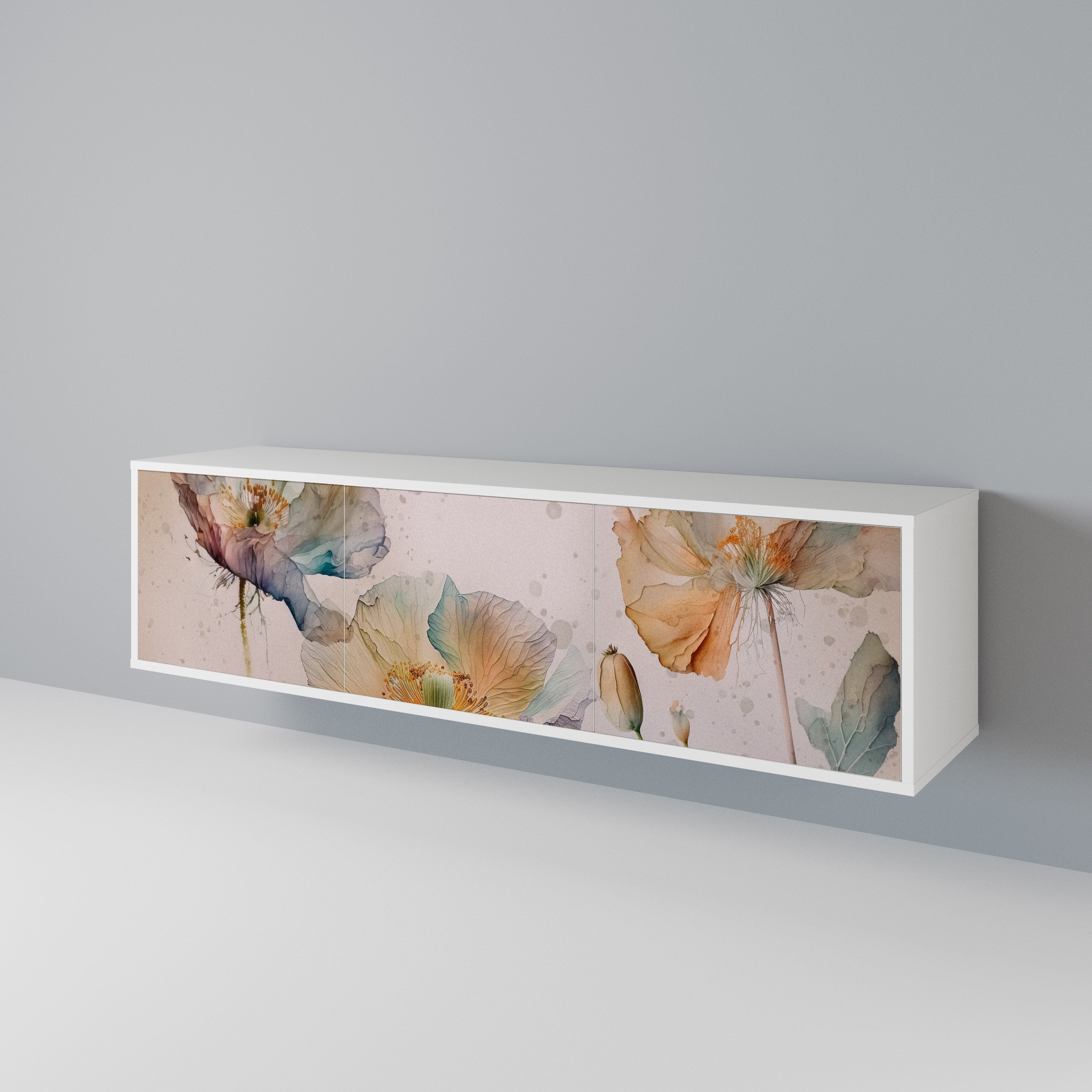 SOFTEN POPPY Mueble de TV de 3 Puertas