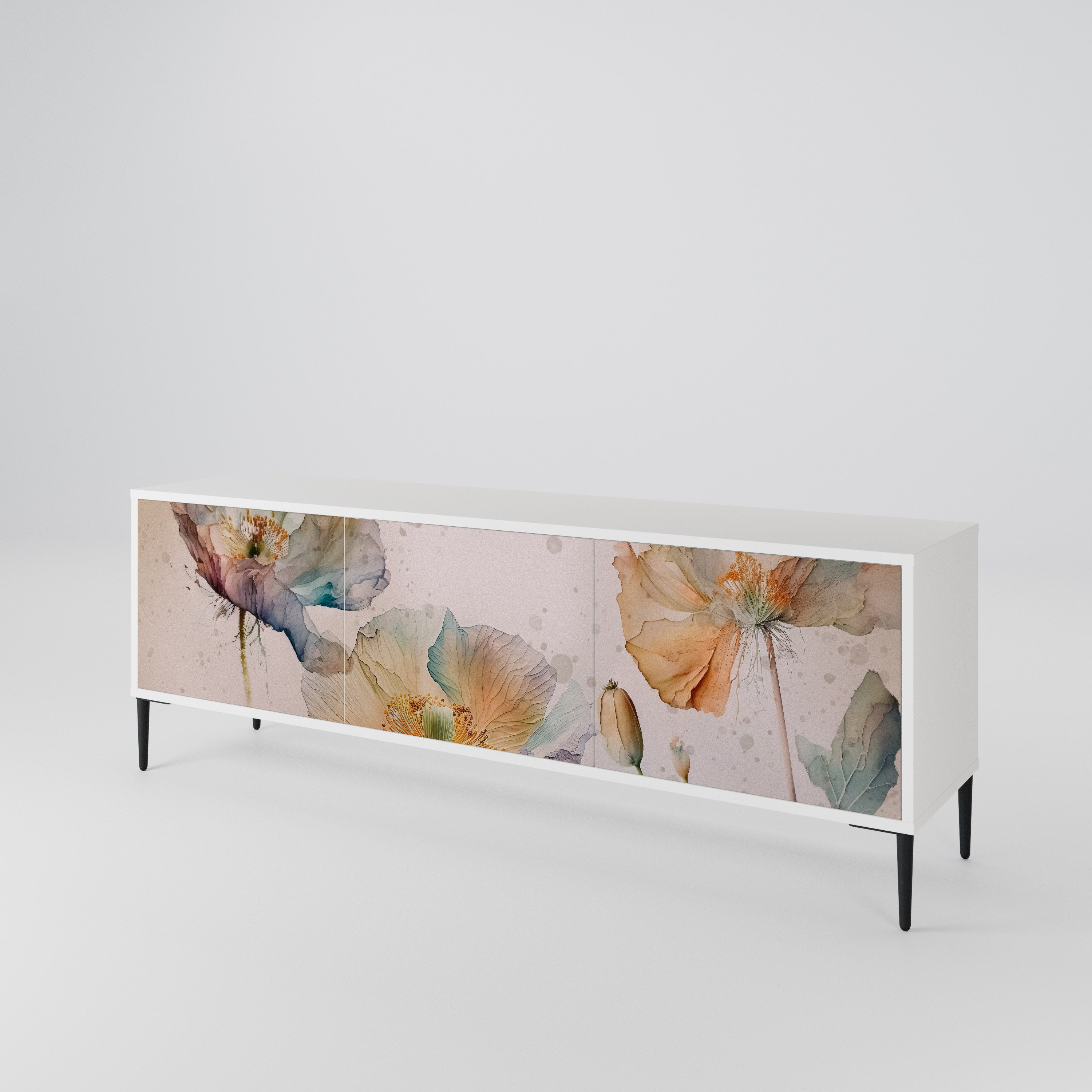 SOFTEN POPPY Mueble de TV de 3 Puertas