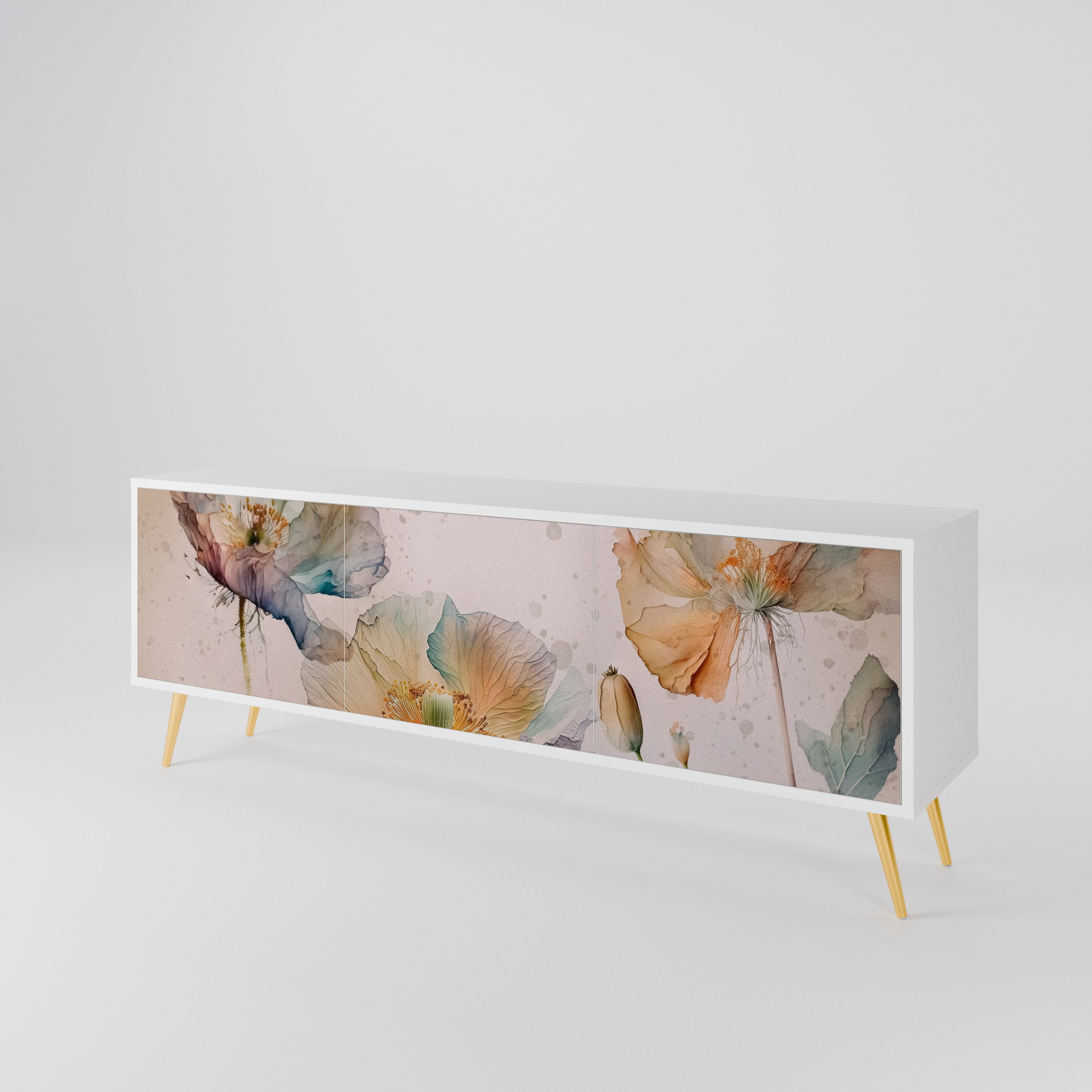 SOFTEN POPPY Mueble de TV de 3 Puertas