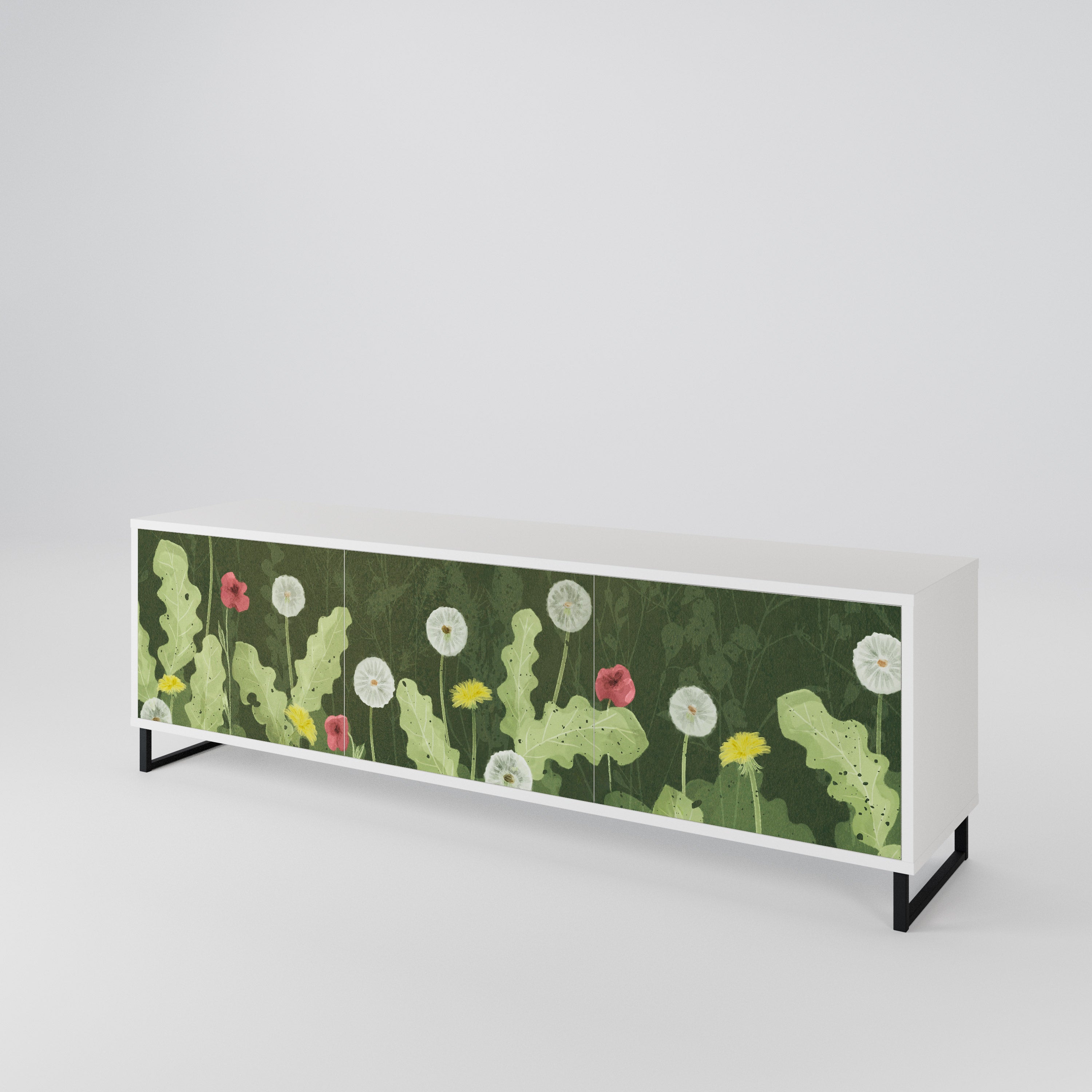 DANDELION AMUSE Mueble de TV de 3 Puertas