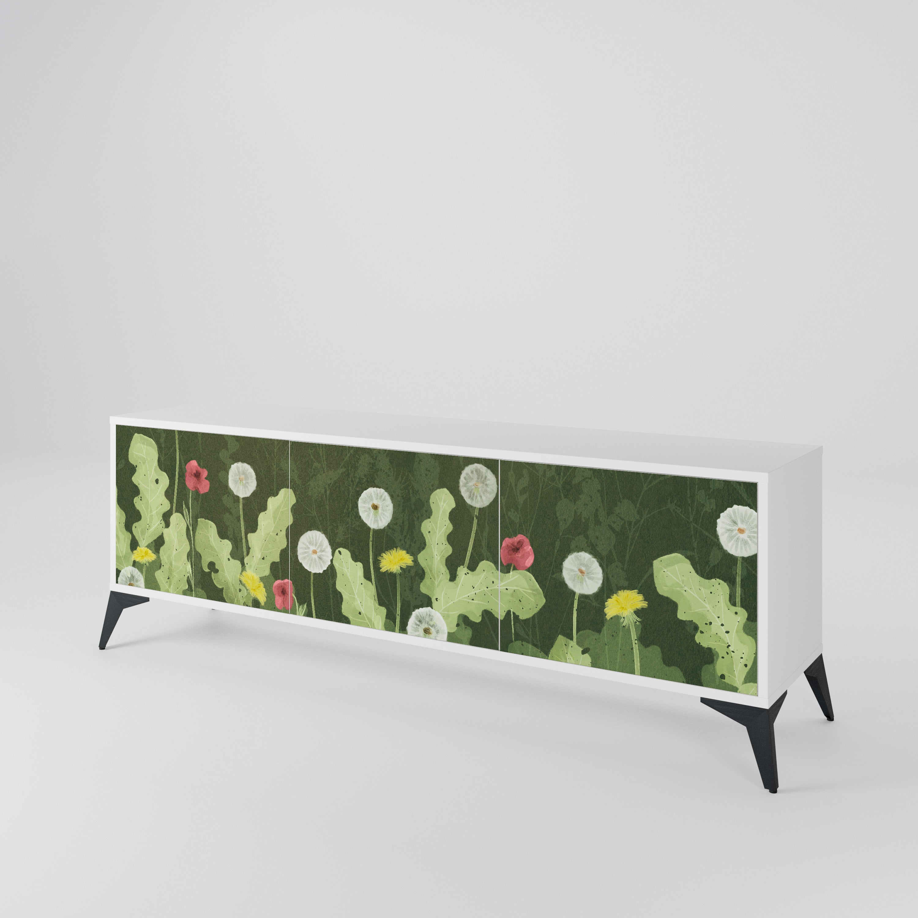 DANDELION AMUSE Mueble de TV de 3 Puertas