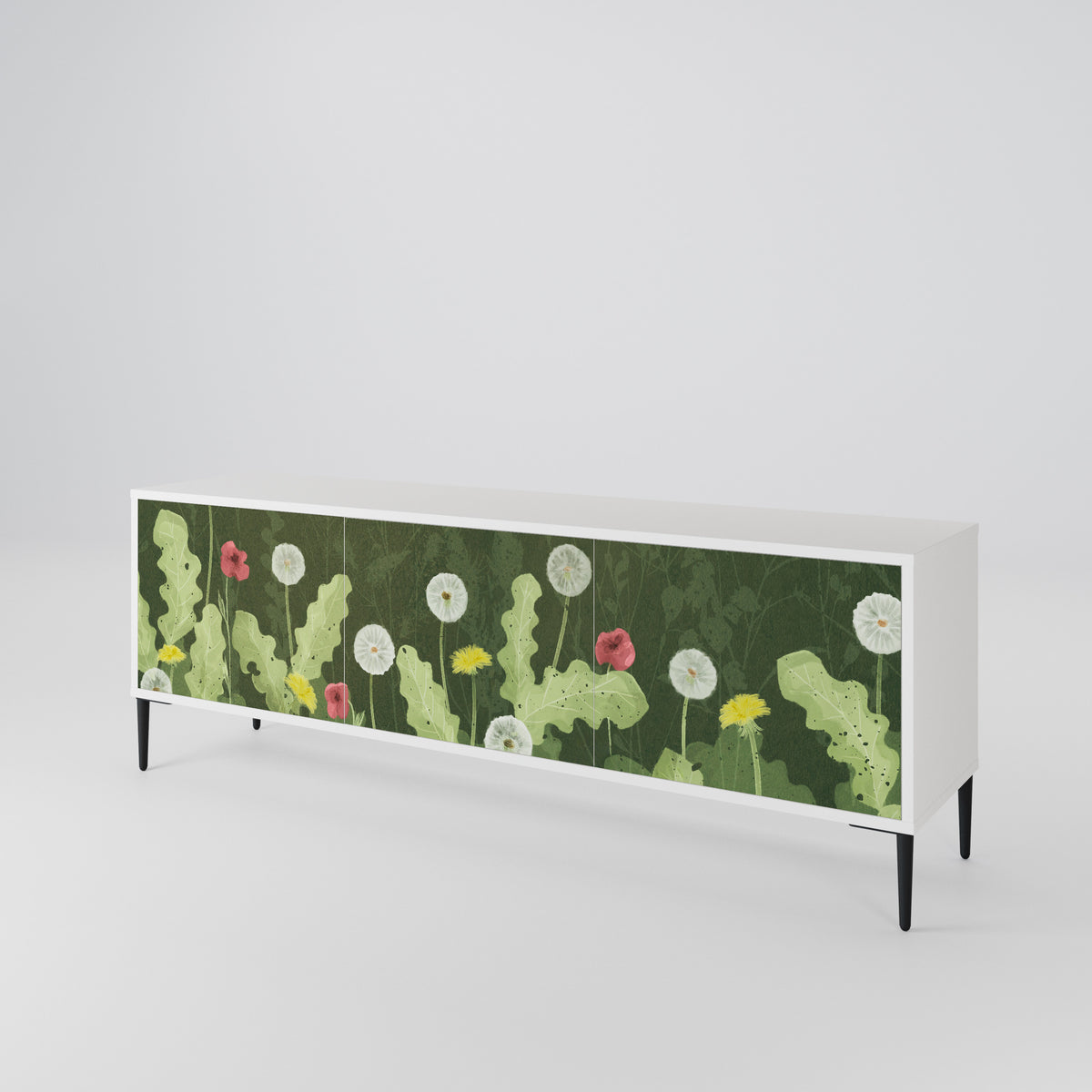 DANDELION AMUSE Mueble de TV de 3 Puertas