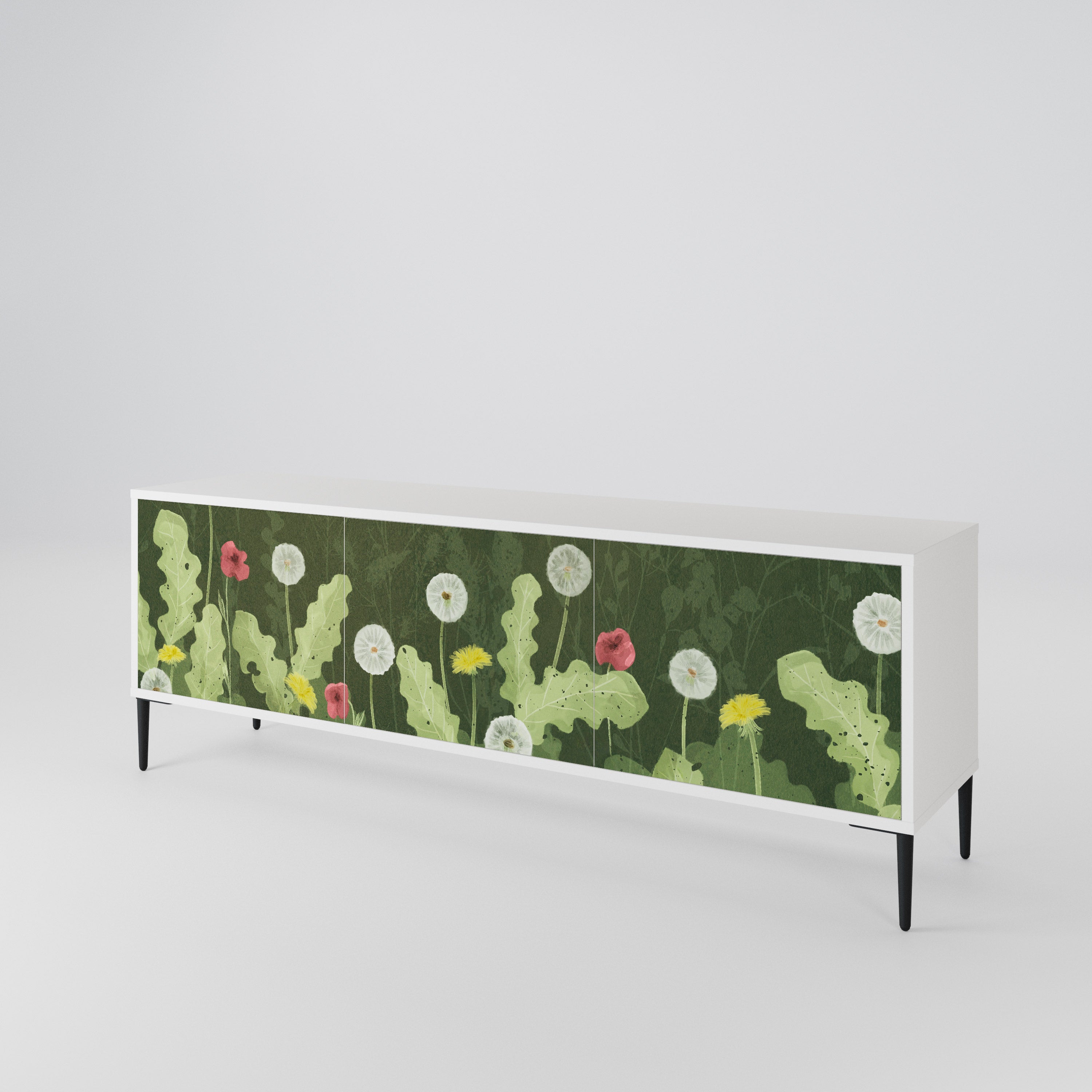 DANDELION AMUSE Mueble de TV de 3 Puertas