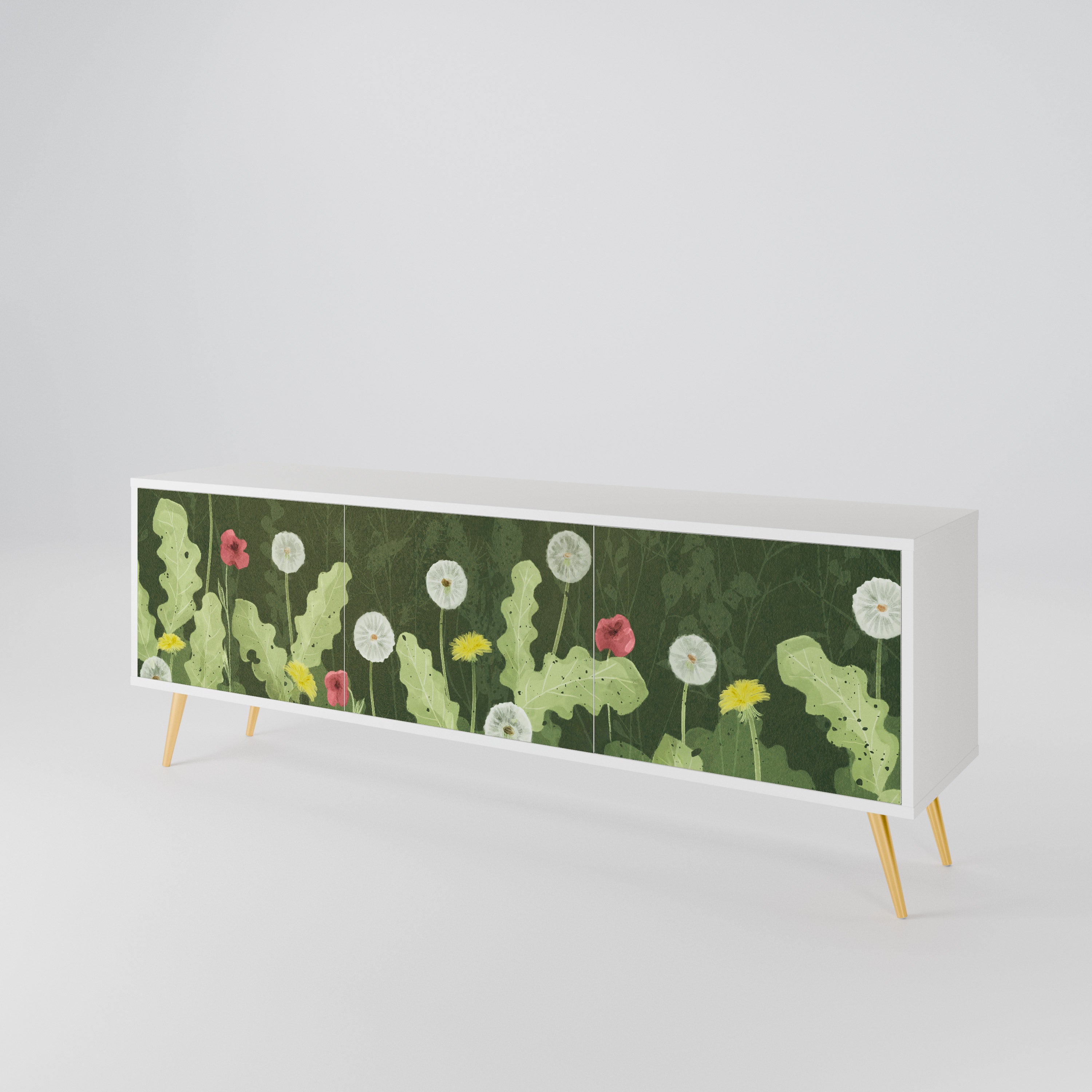 DANDELION AMUSE Mueble de TV de 3 Puertas