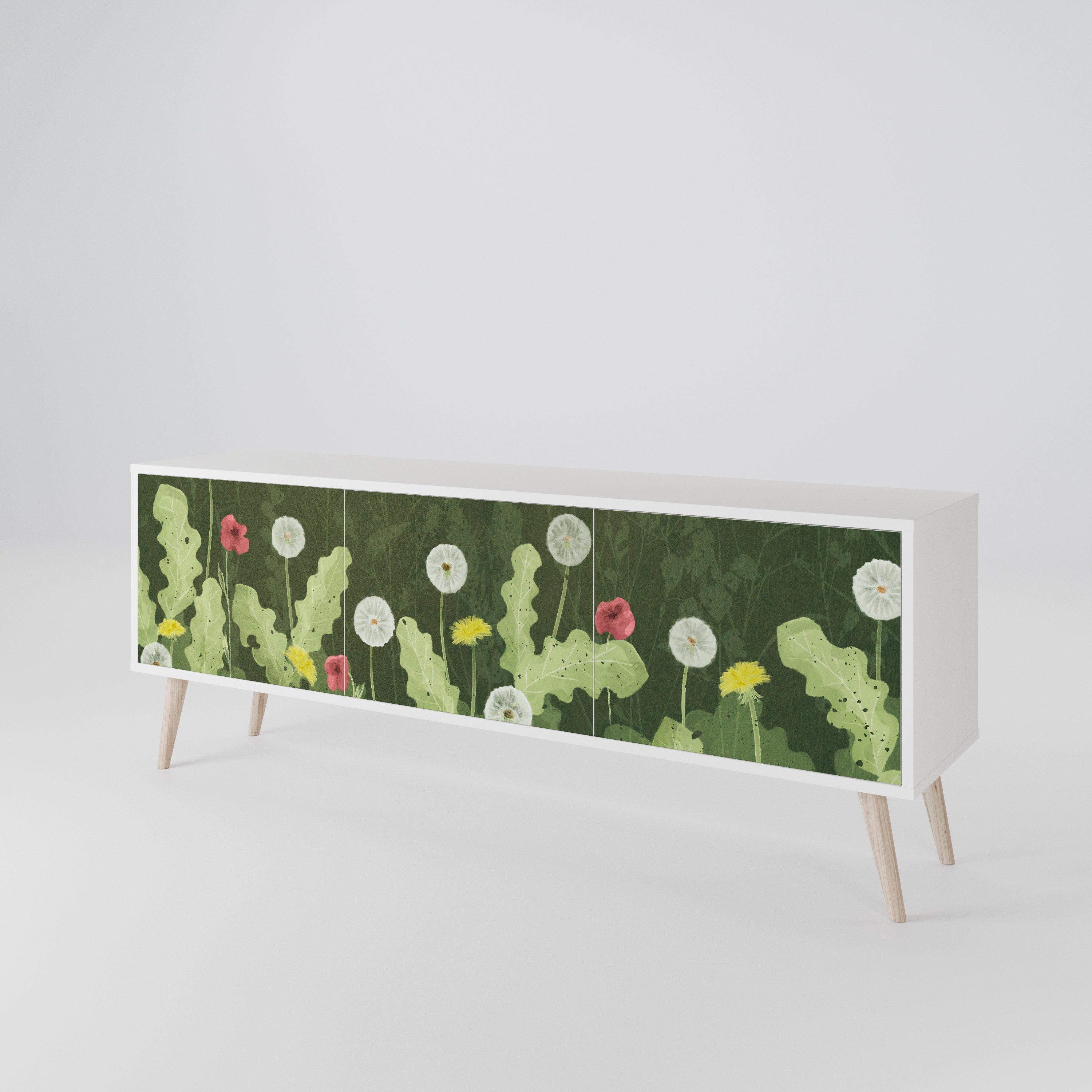 DANDELION AMUSE Mueble de TV de 3 Puertas