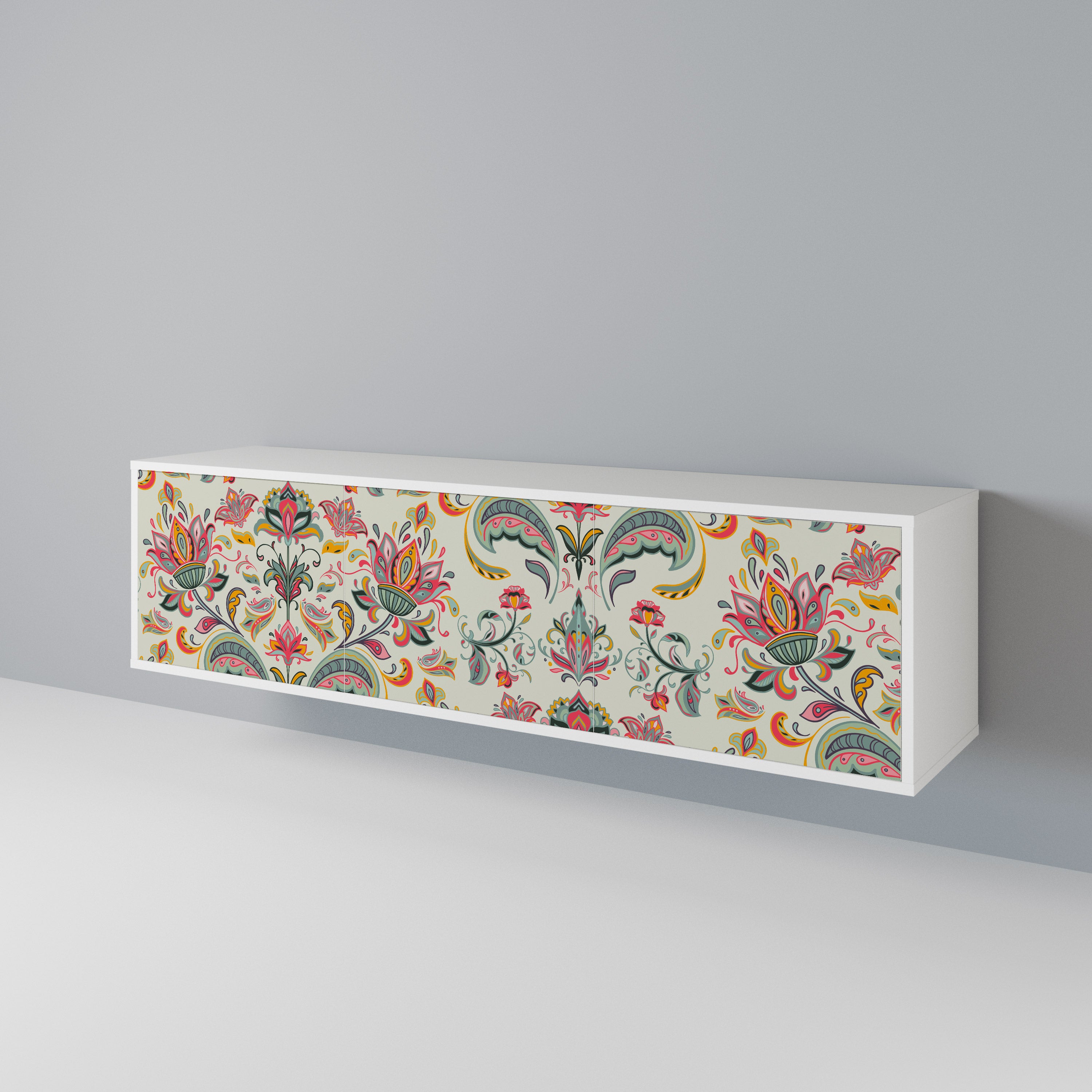 ORGANIC FOLKLORE Mueble de TV de 3 Puertas