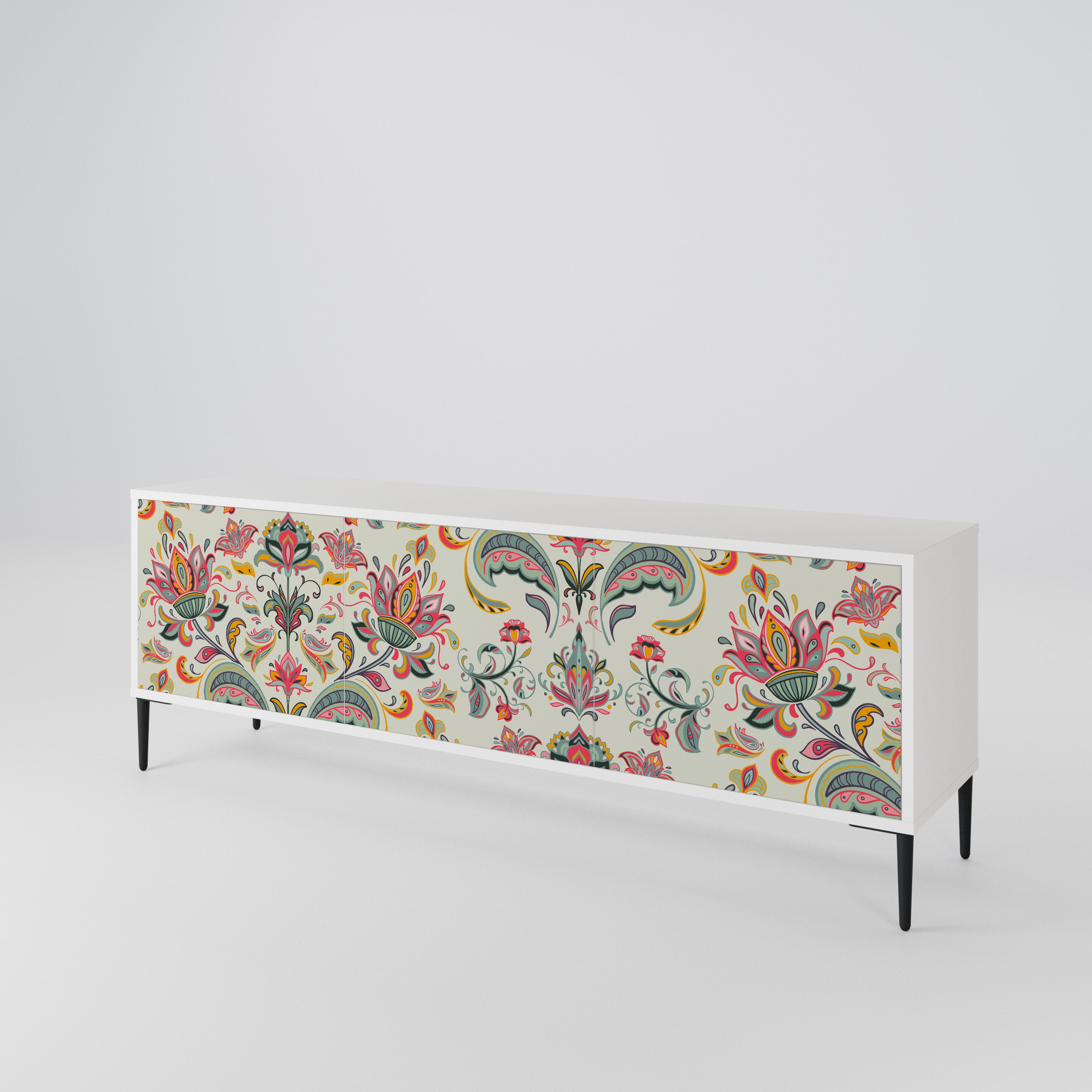 ORGANIC FOLKLORE Mueble de TV de 3 Puertas