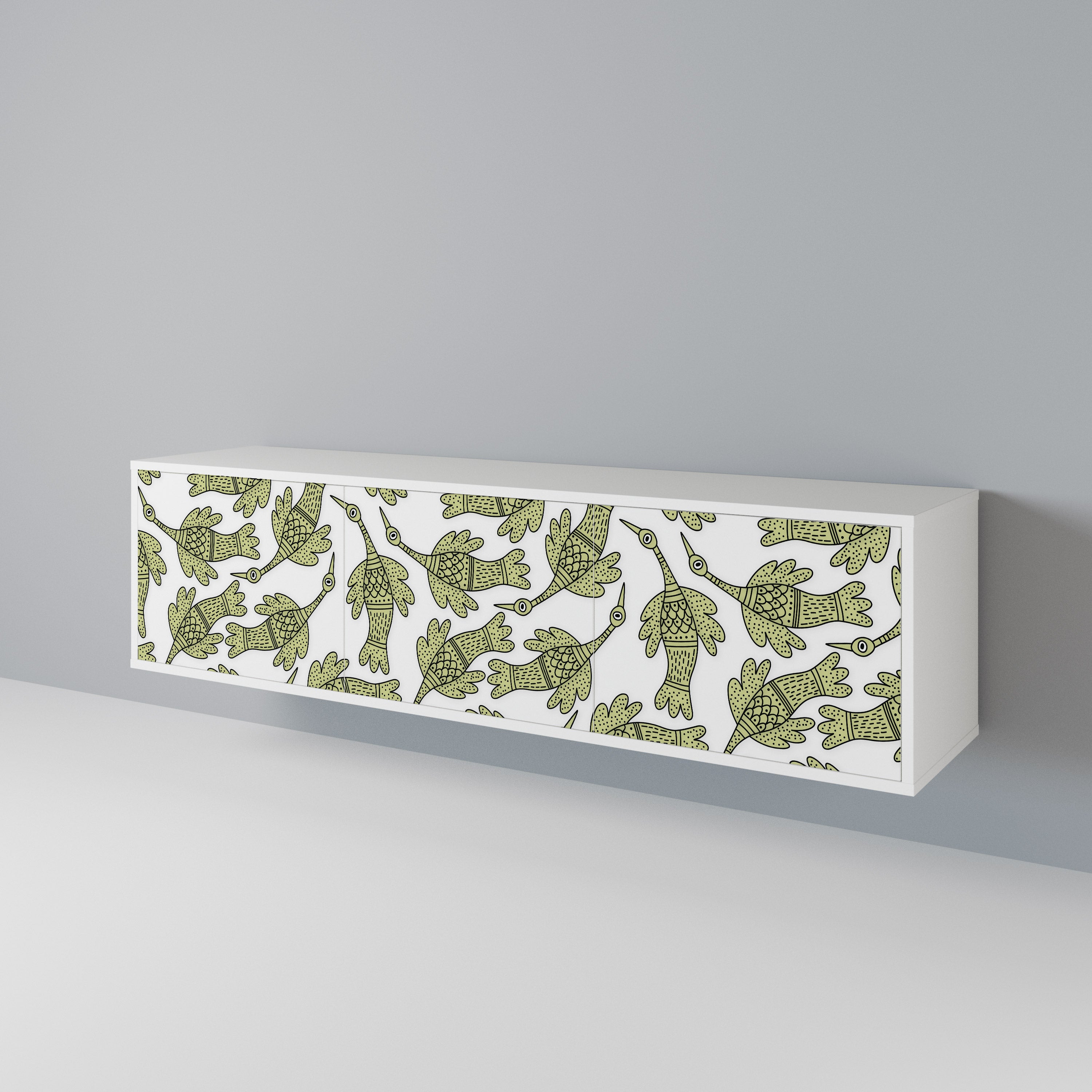 SEEDLING SONGBIRD Mueble de TV de 3 Puertas