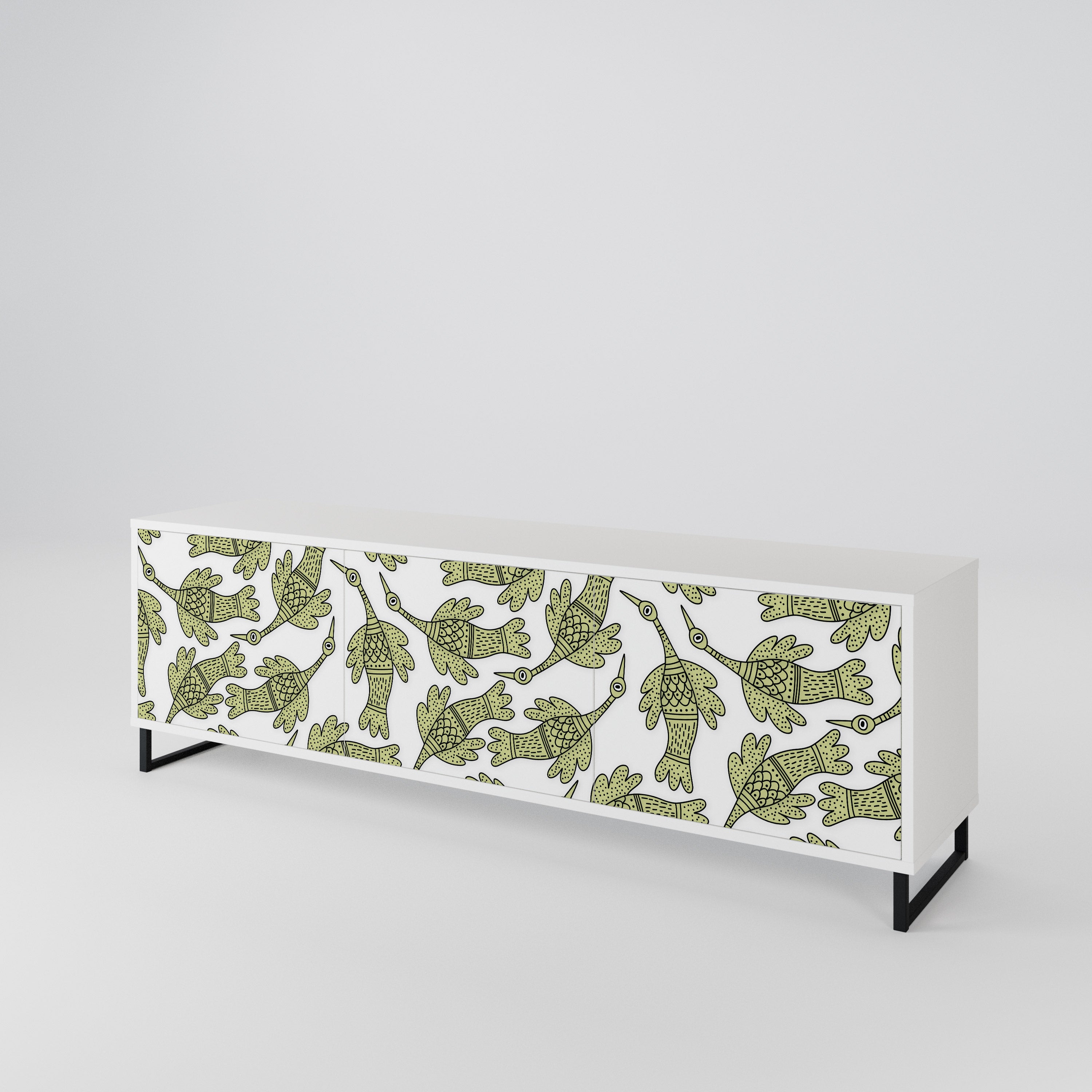 SEEDLING SONGBIRD Mueble de TV de 3 Puertas